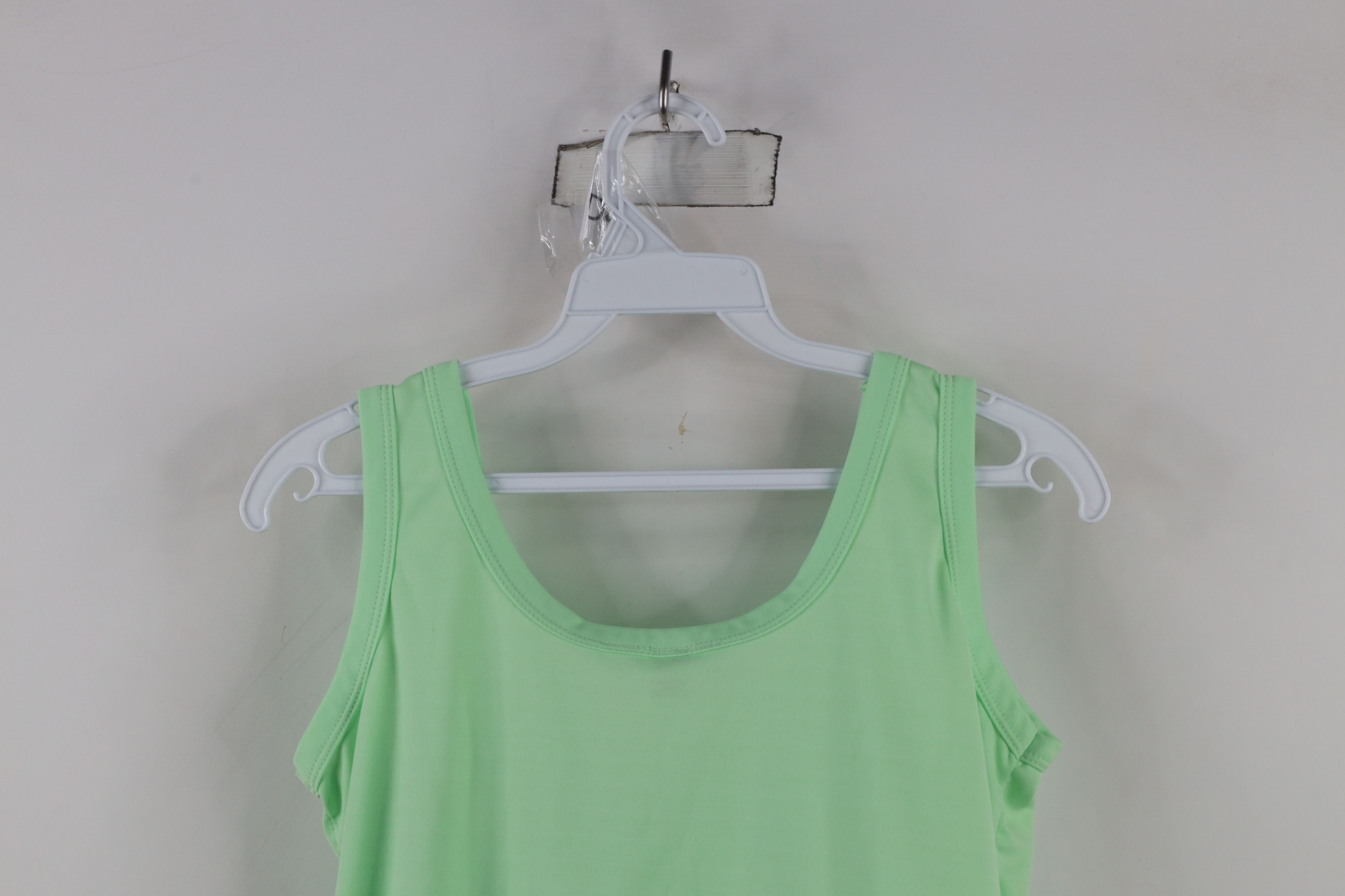 Vintage Vintage 70s Streetwear Babydoll Knit Tank Top T-Shirt Lime Size L / US 10 / IT 46 - 10 Thumbnail