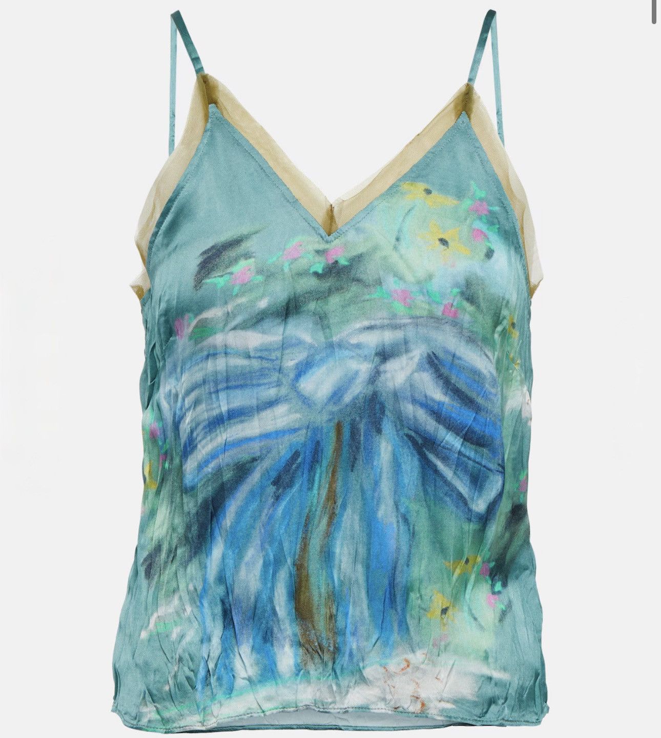 Acne Studios Acne Studios NEW camisole, blue/ green, size S-M Size M / US 6-8 / IT 42-44 - 1 Thumbnail