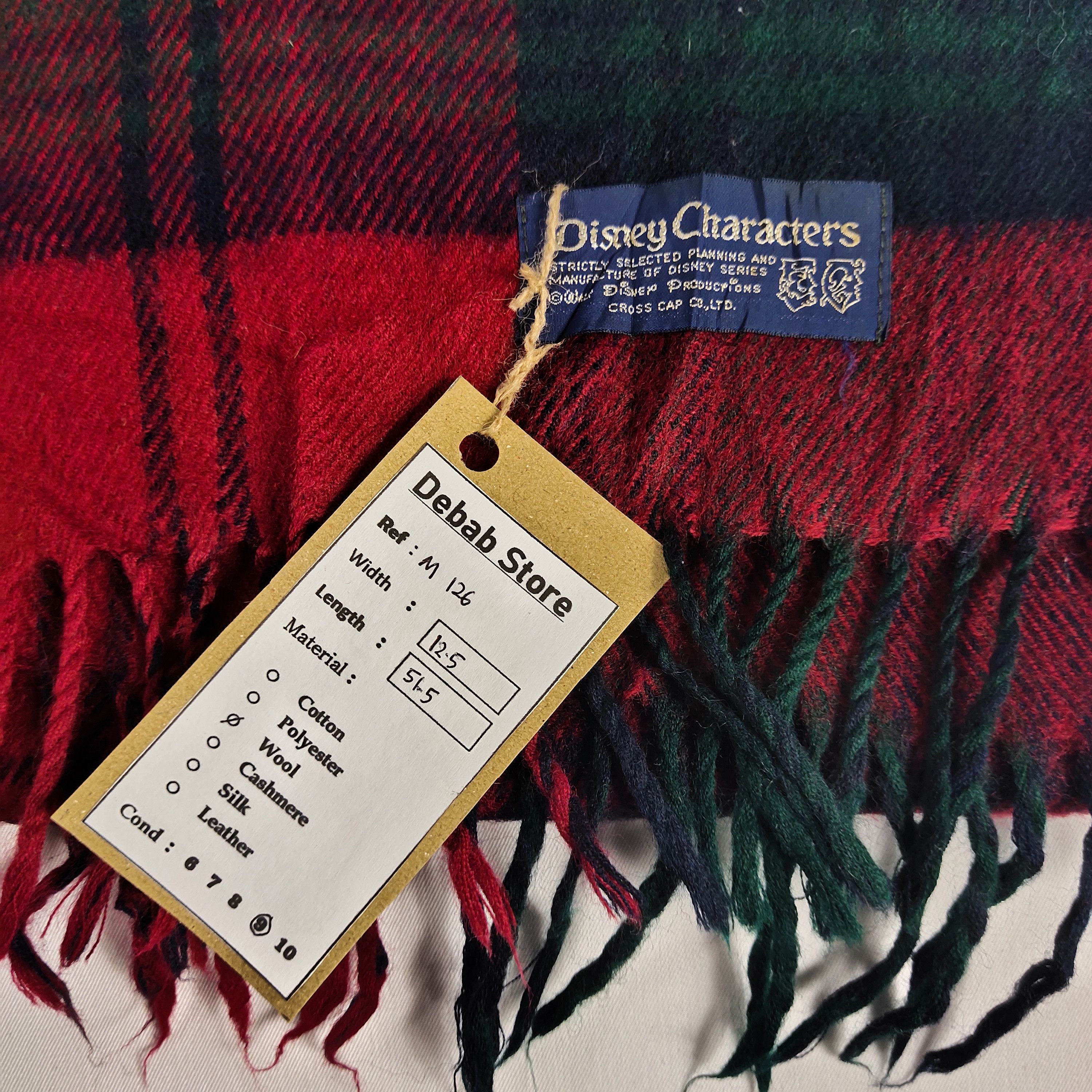 Disney × Mickey Mouse × Vintage Mickey Mouse Disney / Scarf / Neckwear M126 Size ONE SIZE - 6 Thumbnail