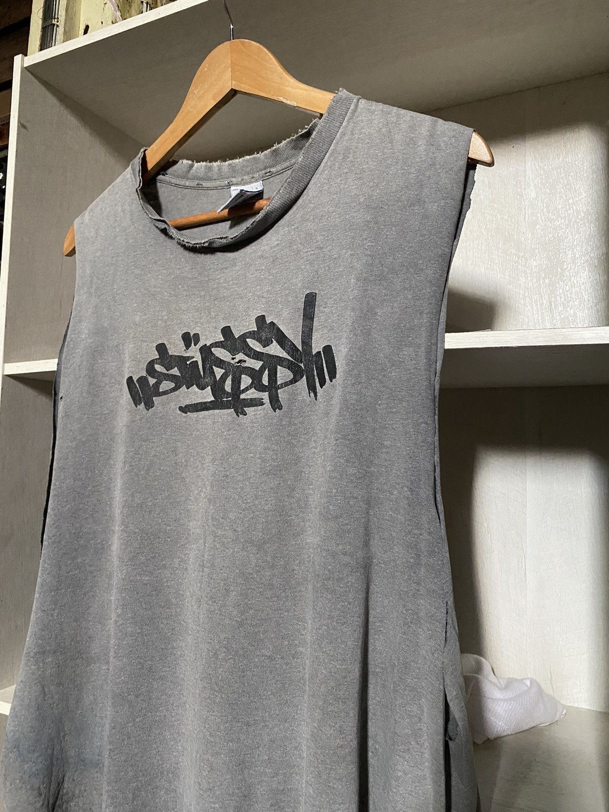 Stussy × Vintage Stussy trashed used 2001 Size US XL / EU 56 / 4 - 2 Thumbnail