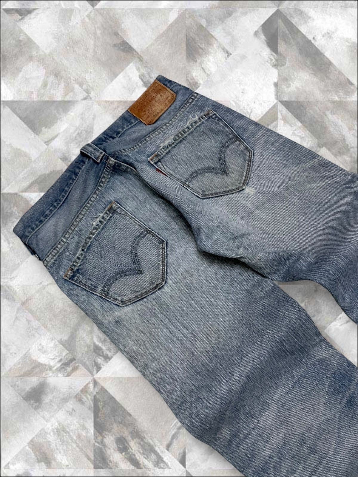 Levi's Vintage Clothing Vintage Og Designer Levis 504 Distressed Straight Denim Size US 30 / EU 46 - 15 Thumbnail