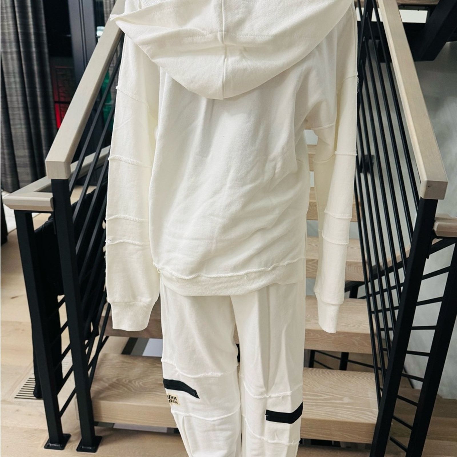 Other Punk Queen Women's White Cotton Tracksuit size S Size 27" / US 4 / IT 40 - 9 Thumbnail
