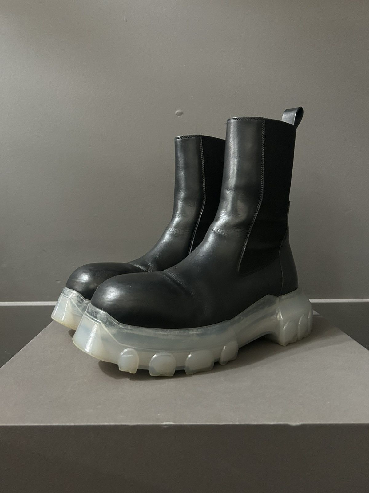 Rick Owens Beatle Bozo Tractor Boots | Grailed