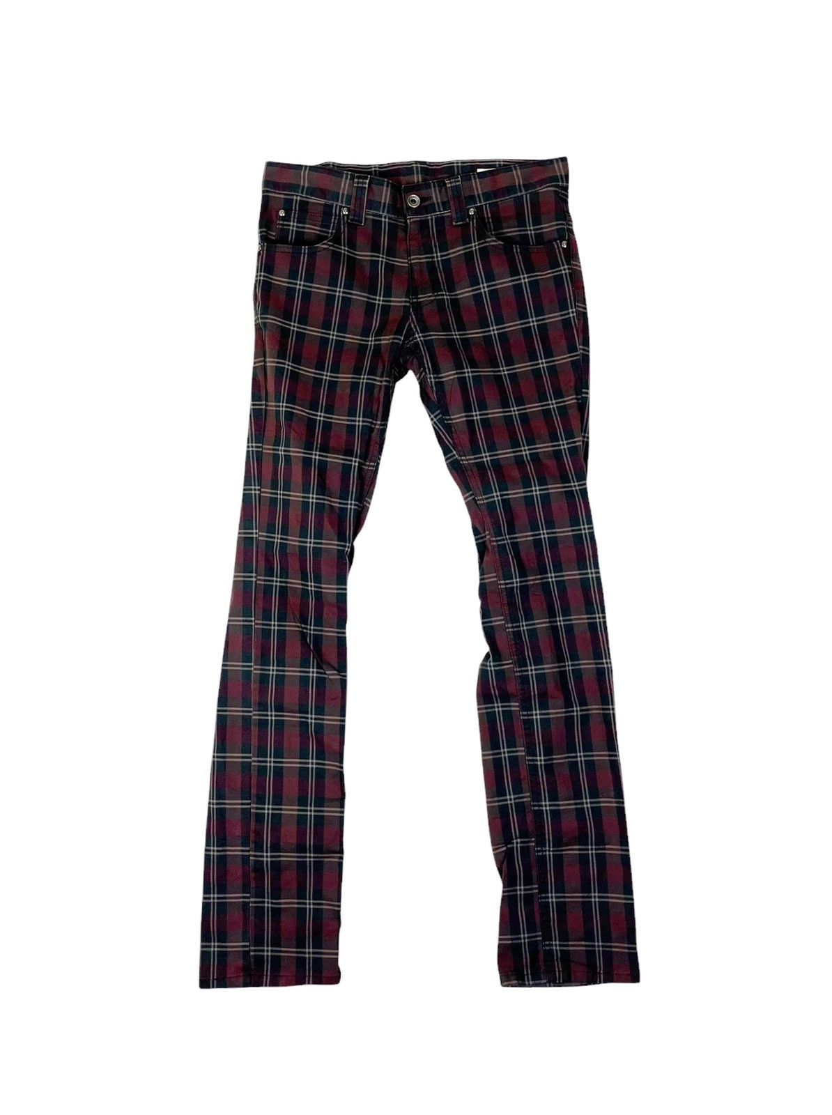 Semantic Design Red Tartan Pants