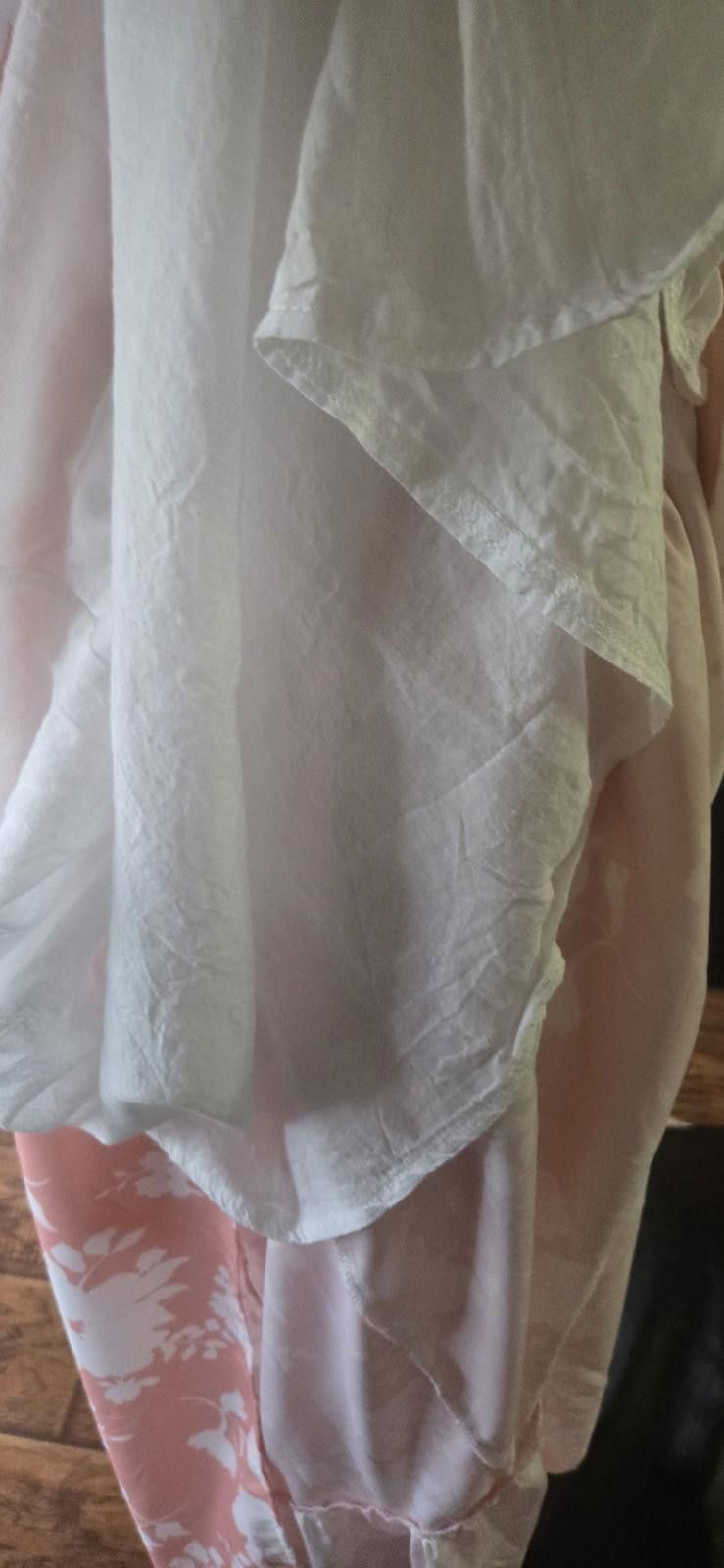 The Unbranded Brand Sleeveless Spring Maxi Dress Pastel Peachy Coral Pink Floral Size XL / US 12-14 / IT 48-50 - 7 Thumbnail