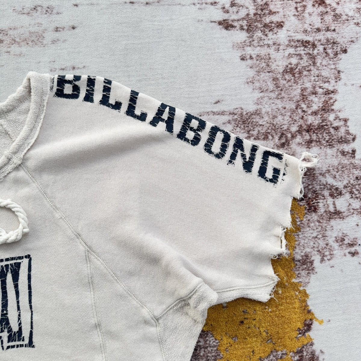 Billabong BILLABONG VINTAGE CROPPED DISTRESS RIPPED EAGLE PRINT Size M / US 6-8 / IT 42-44 - 5 Thumbnail