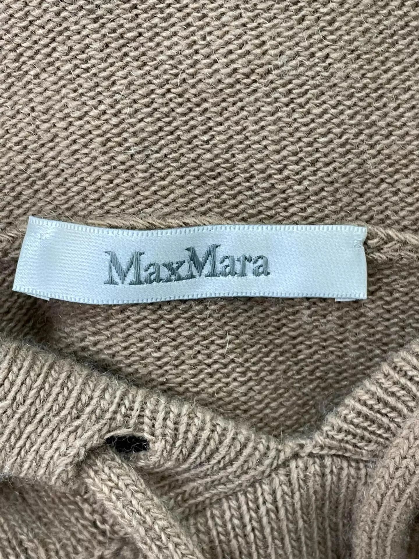 Max Mara MaxMara khaki wool hooded midi dress S Size S / US 4 / IT 40 - 3 Thumbnail