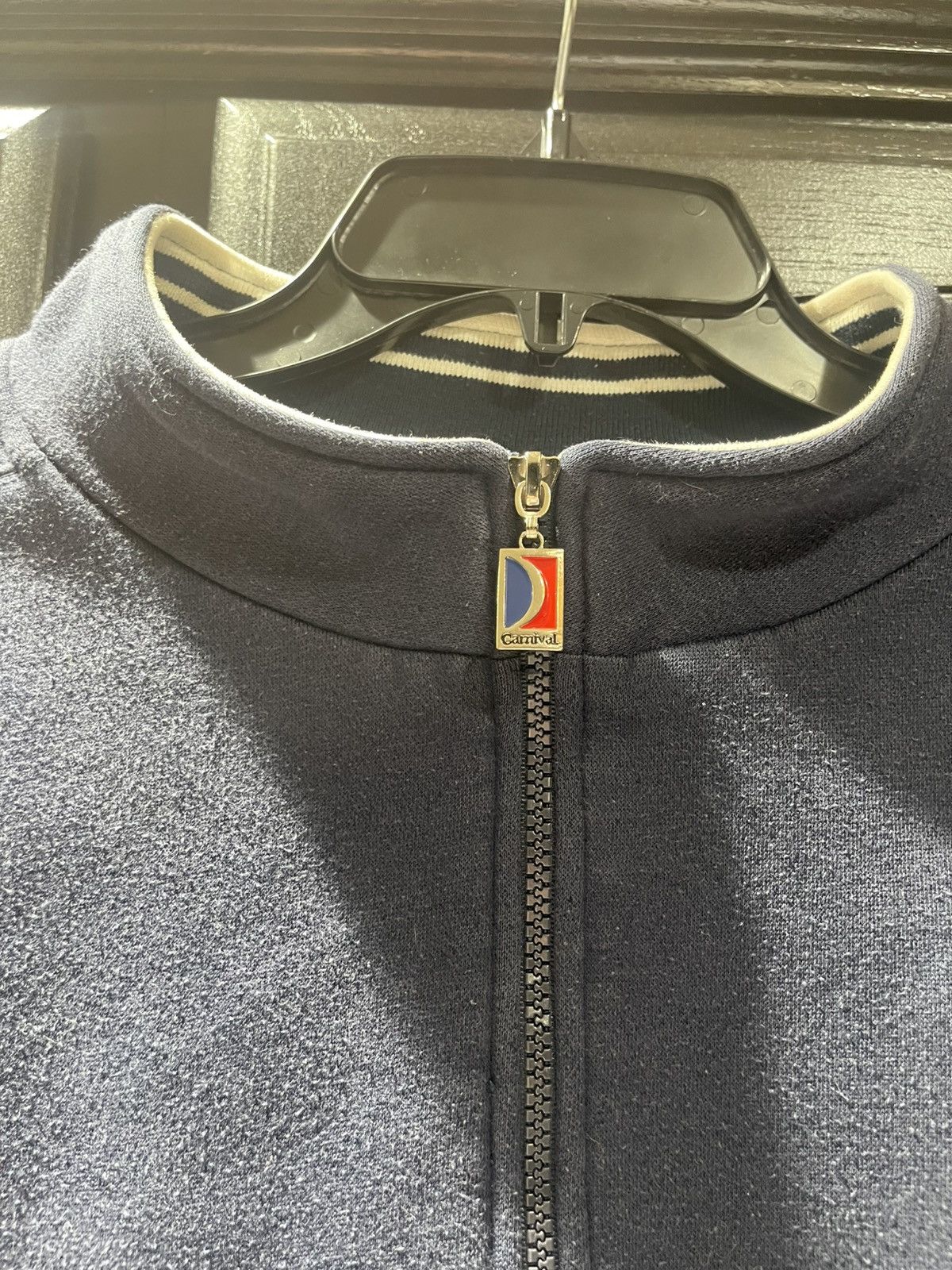 Other Vintage Carnival Cruise Lines Embroidered 1/4 Zip Pullover Size US XL / EU 56 / 4 - 3 Thumbnail