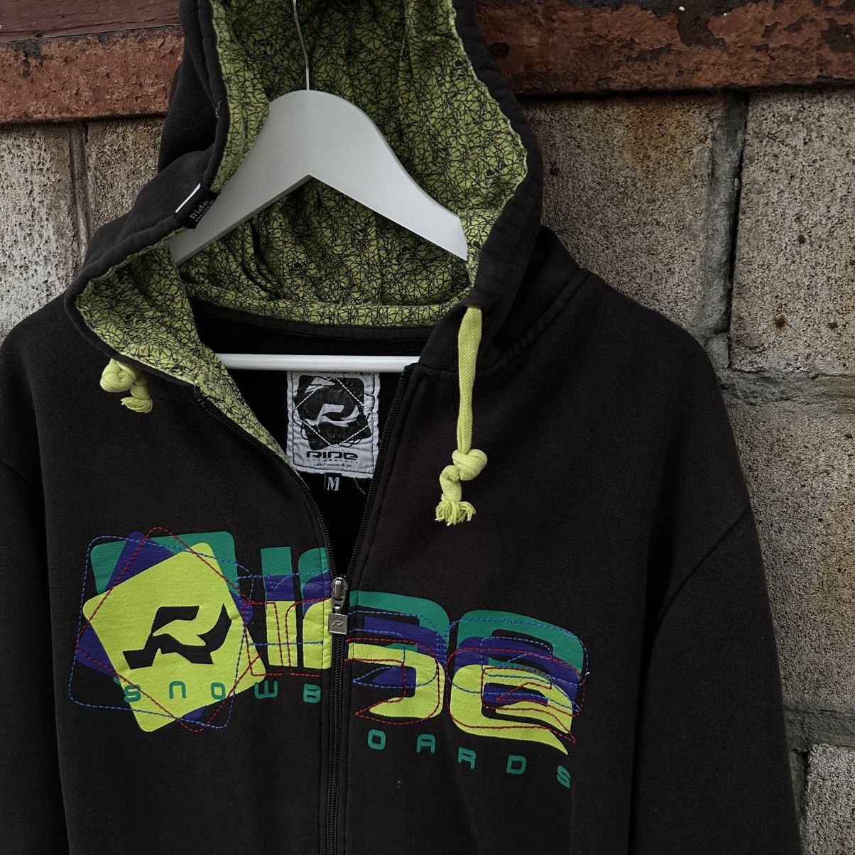Rude Vintage Zip Hoodie Ride Y2K 00s Surf Wear Skate SK8 Rare Rap Size US M / EU 48-50 / 2 - 4 Thumbnail