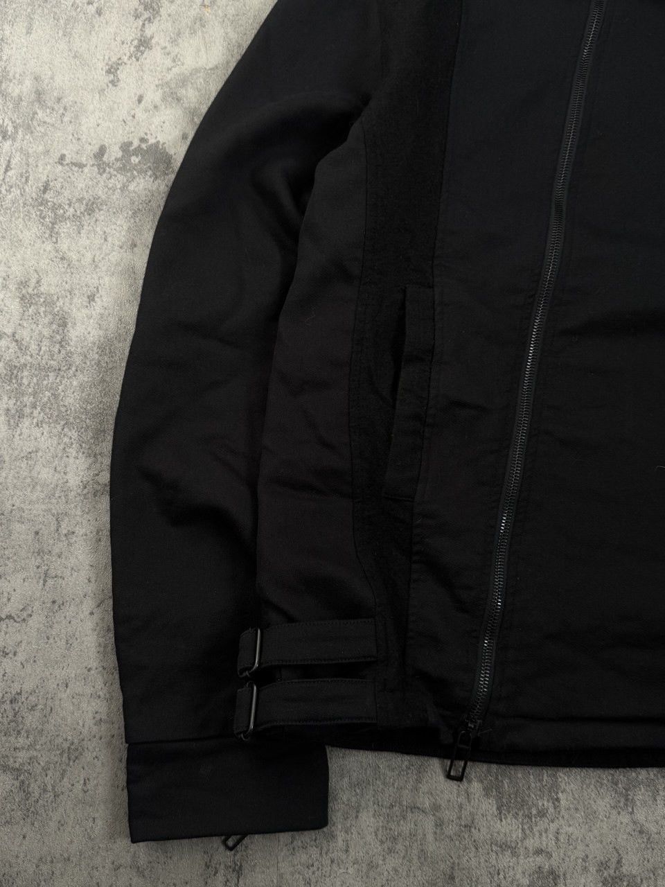 Paolo Pecora Paolo Pecora Milano Asymmetrical Zip Hoodie in Black Size US XL / EU 56 / 4 - 6 Thumbnail