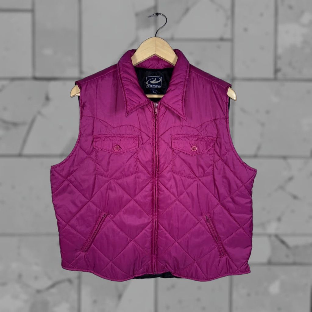 Roper Roper Vest Womens XL Purple Western Puffer Size XL / US 12-14 / IT 48-50 - 1 Thumbnail
