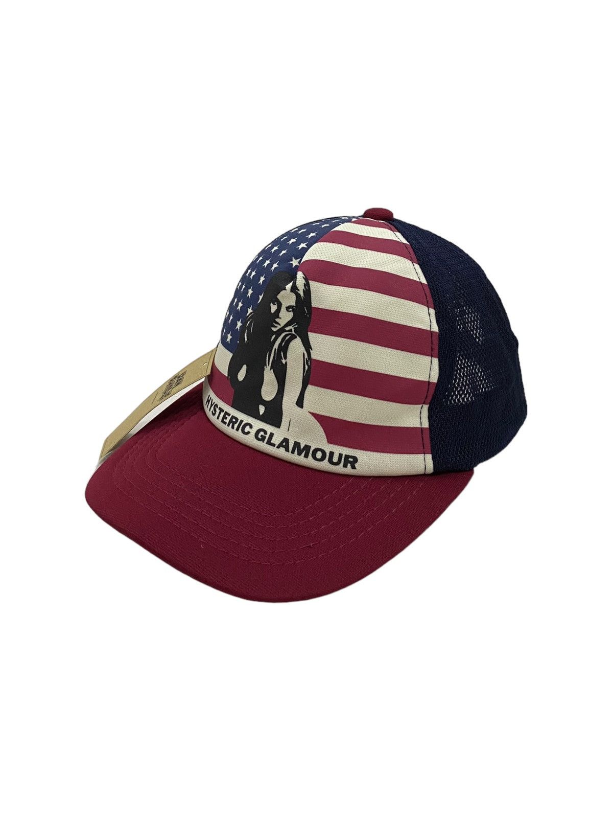 Hysteric Glamour Hysteric Glamour USA Flag Naked Woman Trucker Cap Size ONE SIZE - 3 Thumbnail