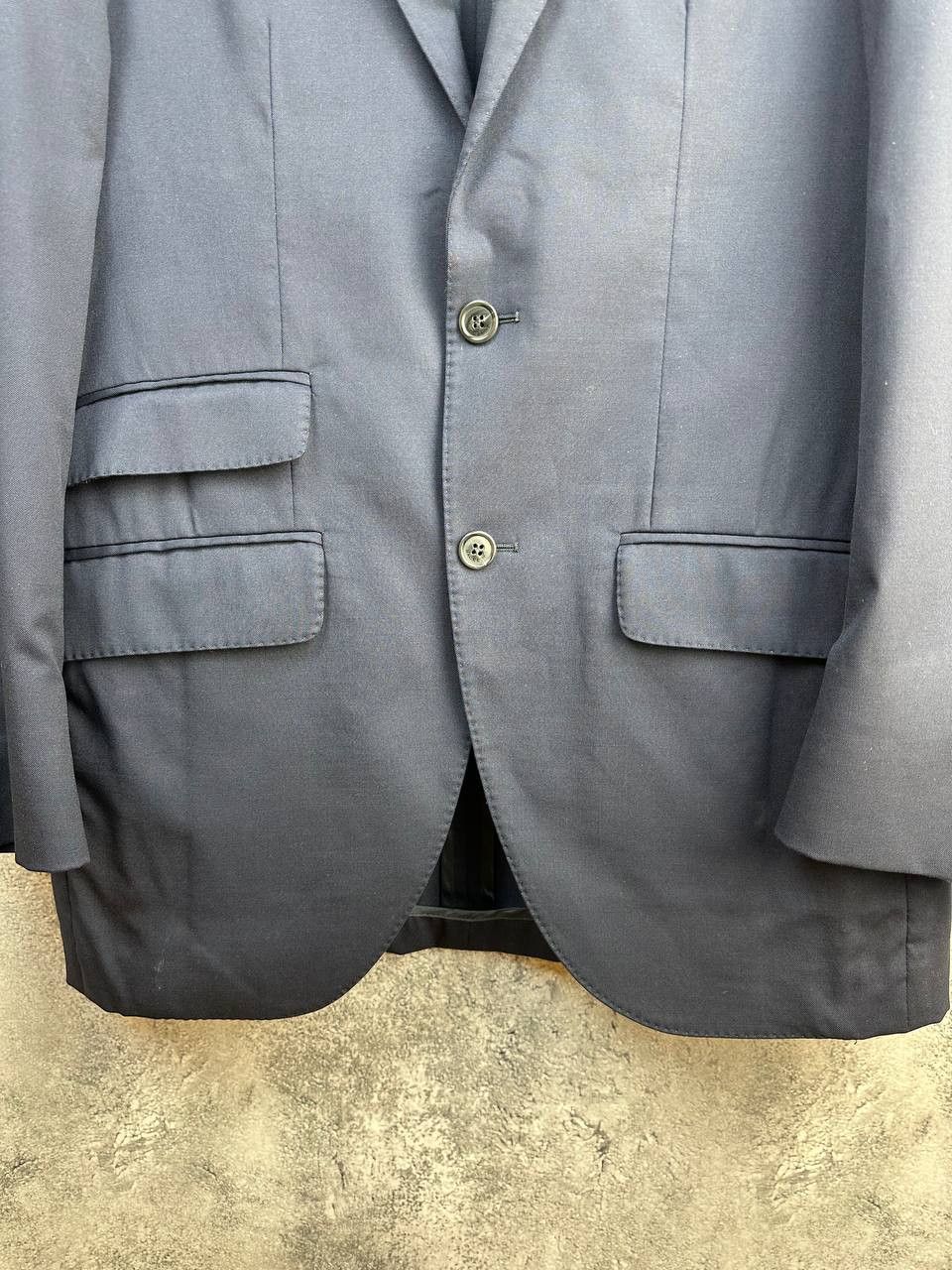 Hackett × Loro Piana Hackett Mayfair x Loro Piana Navy Stretch Wool Blazer Jacket Size 48L - 7 Thumbnail