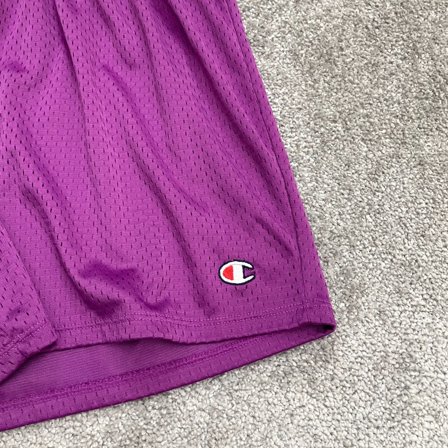 Champion Champion Authentic Active Shorts Womens Medium Purple Elastic Athletic 27x3.5 Size 32" / US 10 / IT 46 - 3 Thumbnail