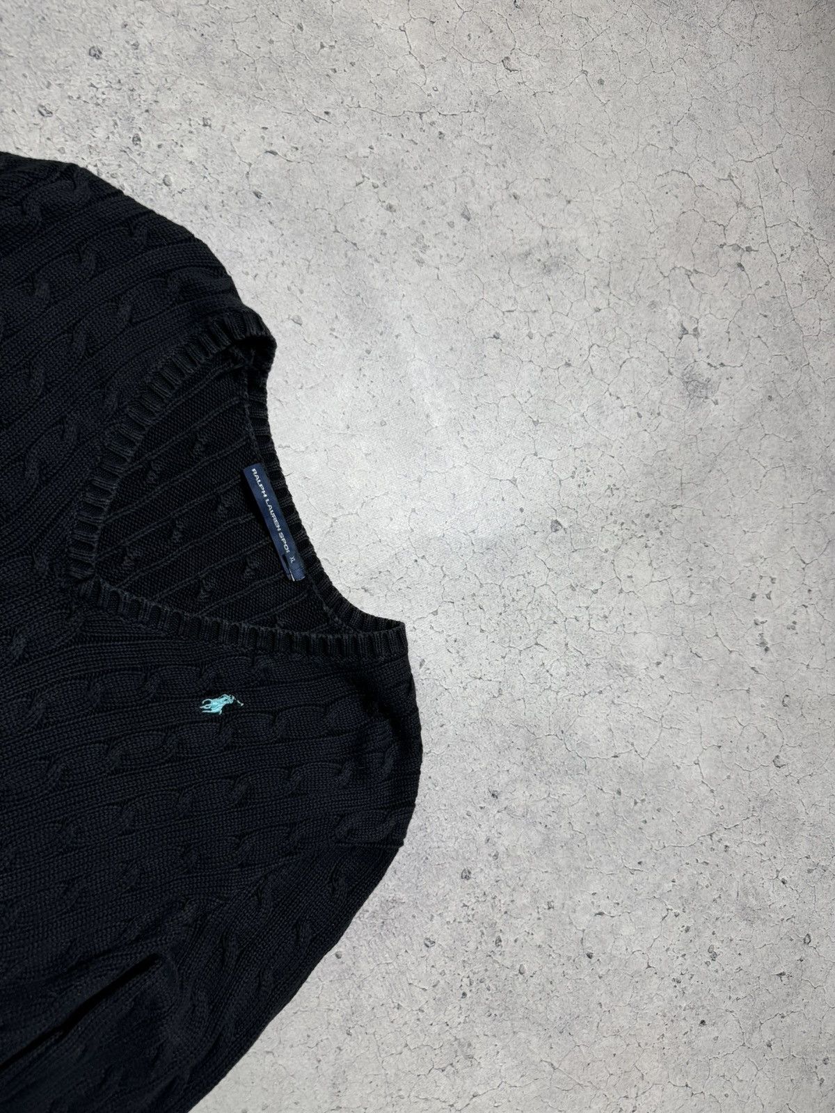 Polo Ralph Lauren Polo Ralph Lauren Sport Women’s Cable Knit Sweater Black Size XL / US 12-14 / IT 48-50 - 5 Thumbnail