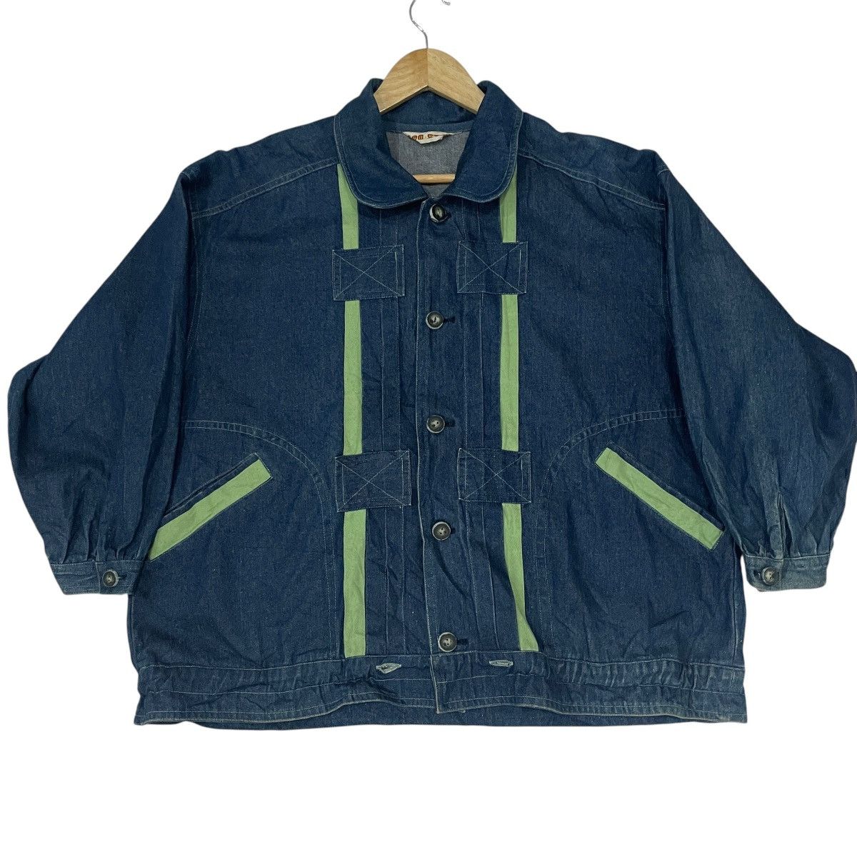 Japanese Brand Vintage Non Stop Japan Denim Jacket Size US XL / EU 56 / 4 - 1 Thumbnail