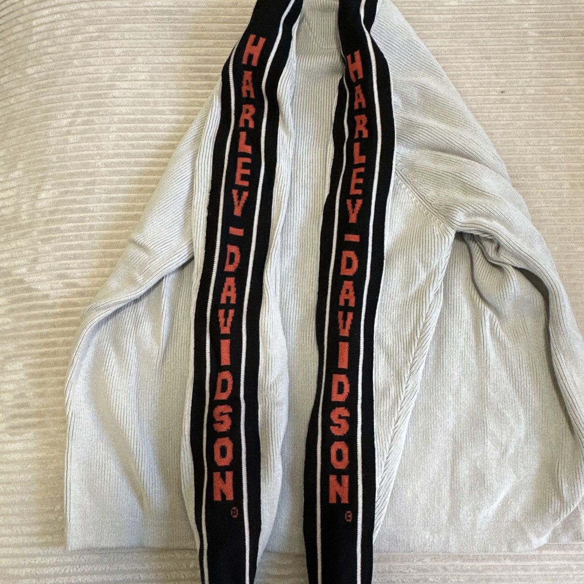 Harley Davidson Vintage Harley Davidson Cotton Sweater Sleeve Print Men's Size US XL / EU 56 / 4 - 2 Thumbnail