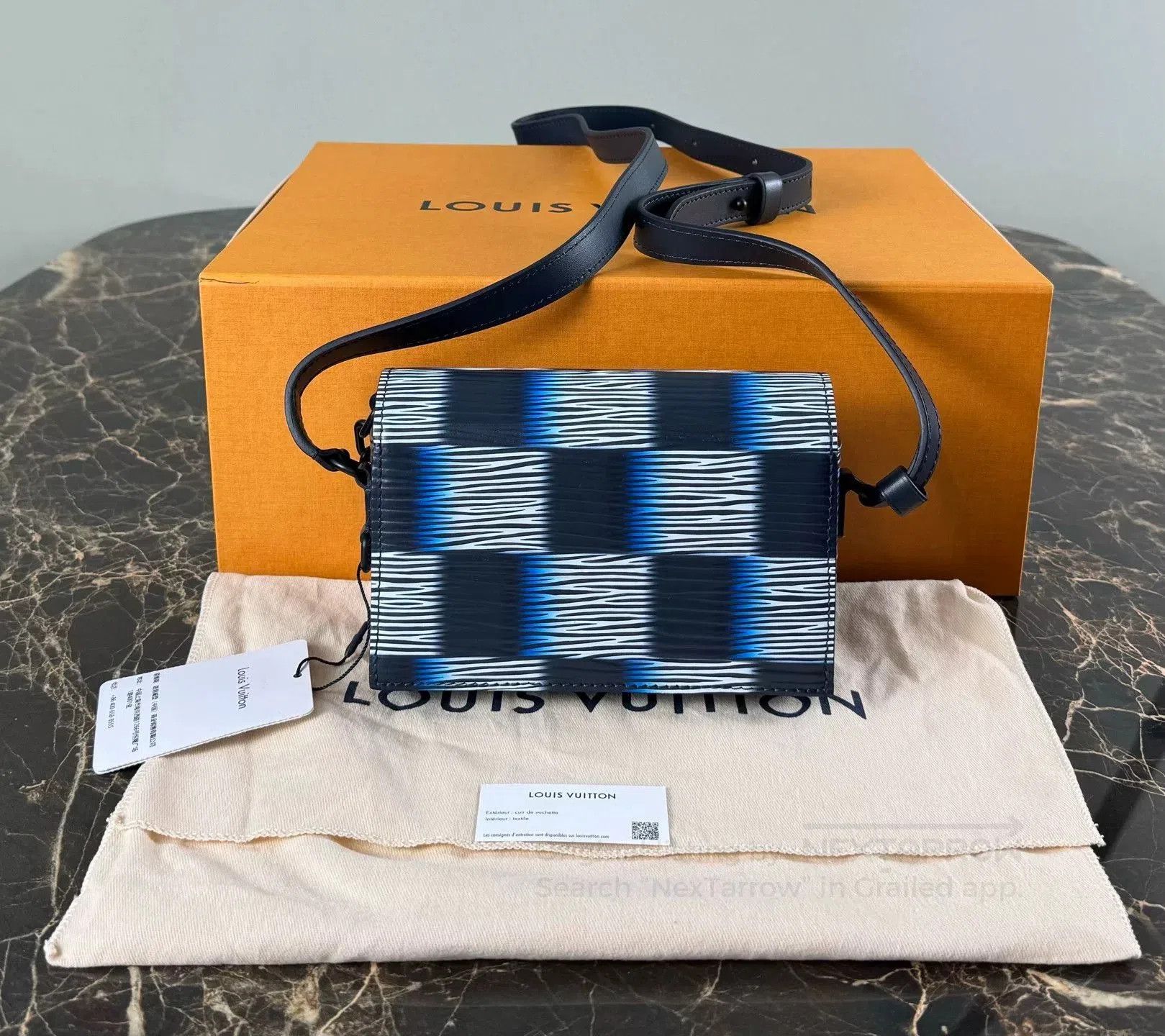 Louis Vuitton LV Steamer Phantom Night Checkerboard. Size ONE SIZE - 3 Thumbnail