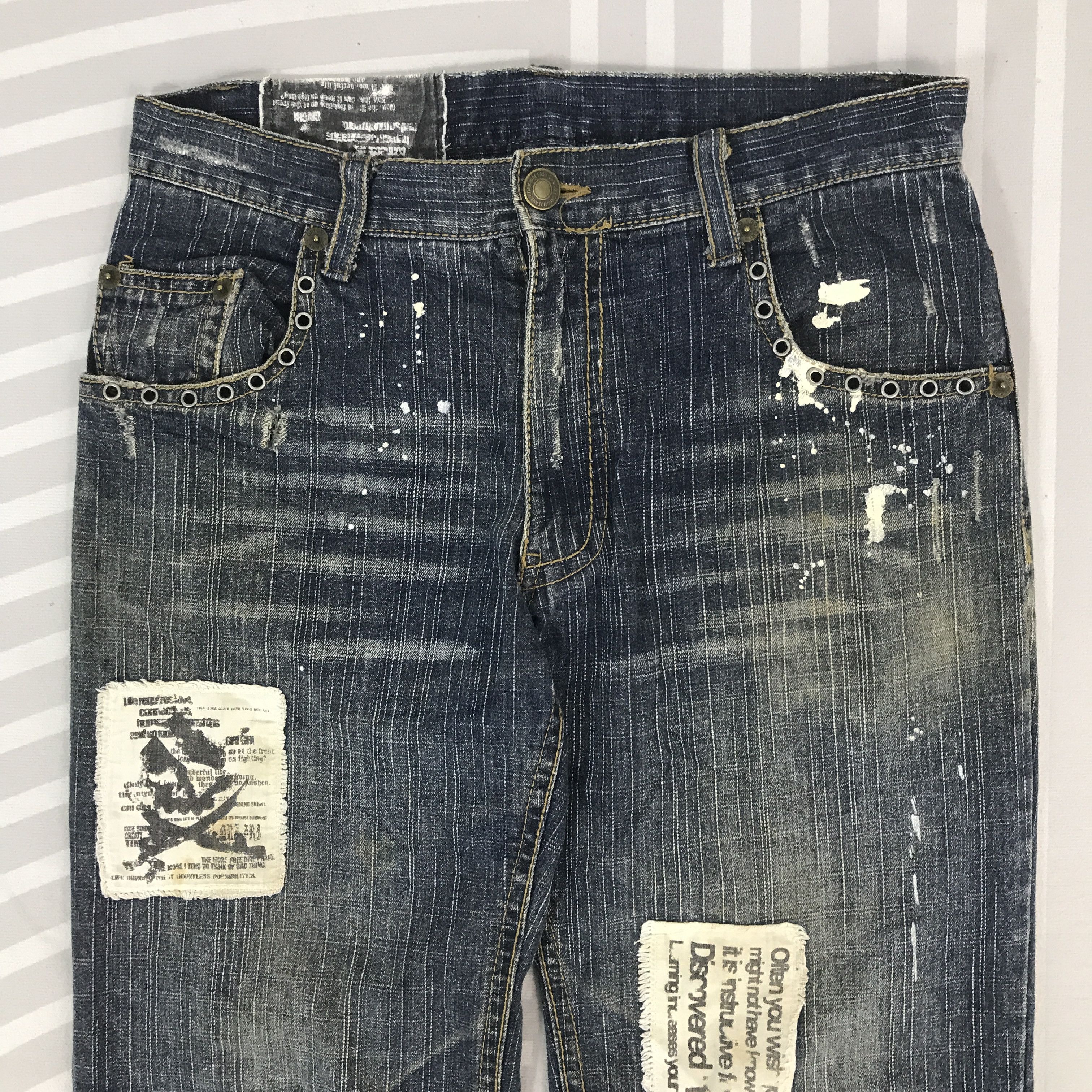 Japanese Brand Vintage Gri Gri Japan design ifsixwasnine denimJeans Size US 32 / EU 48 - 2 Thumbnail