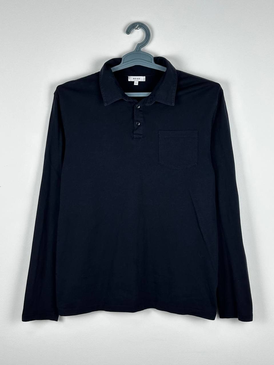 Reiss Reiss “Parry” long sleeve Light Polo Navy Size US M / EU 48-50 / 2 - 2 Thumbnail