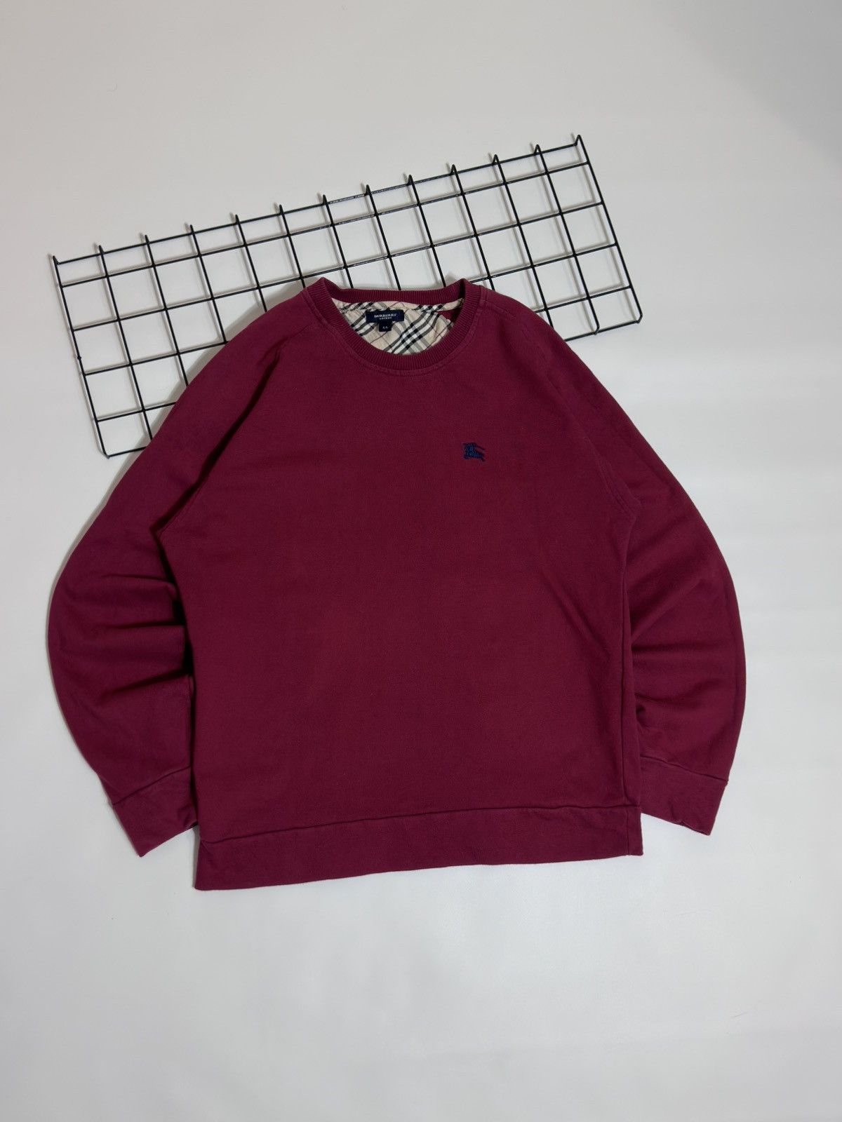 Burberry Burberry London Vintage Sweatshirt Nova Check Size US L / EU 52-54 / 3 - 1 Thumbnail
