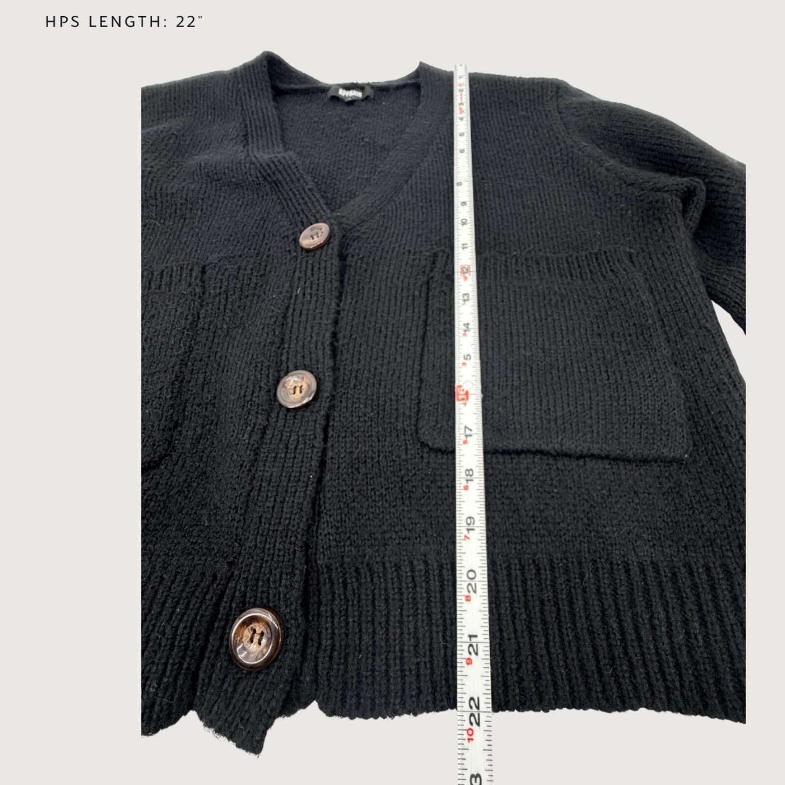 Other Apparis Marcella Oversized Black Cardigan Sweater Size S Size S / US 4 / IT 40 - 7 Thumbnail