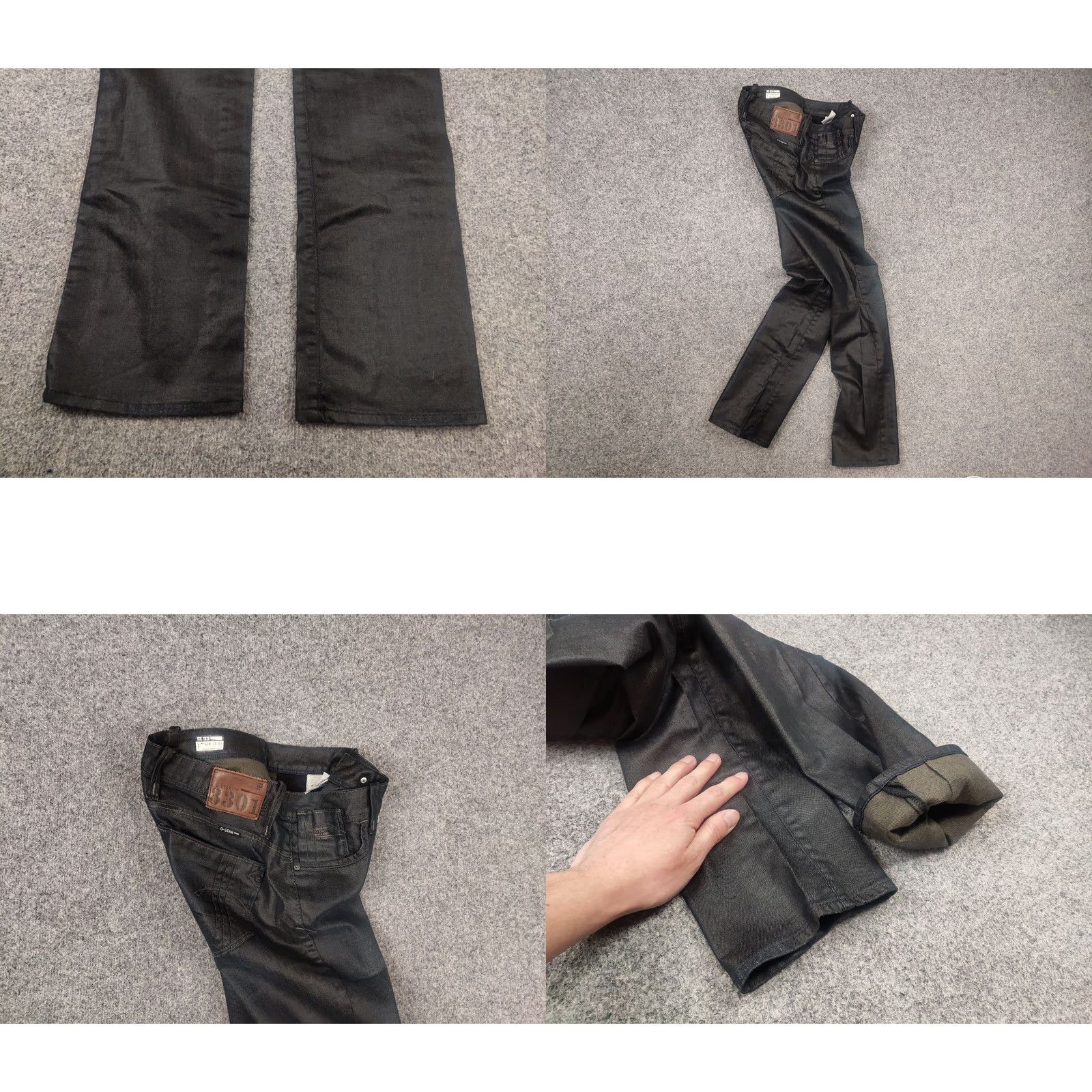 G-Star G Star Raw Elect Straight Jeans 29 Women Blue Low rise 5-Pocket Denim Vintage Y2K Style Stars Brand: G-Star Size 29" - 8 Thumbnail