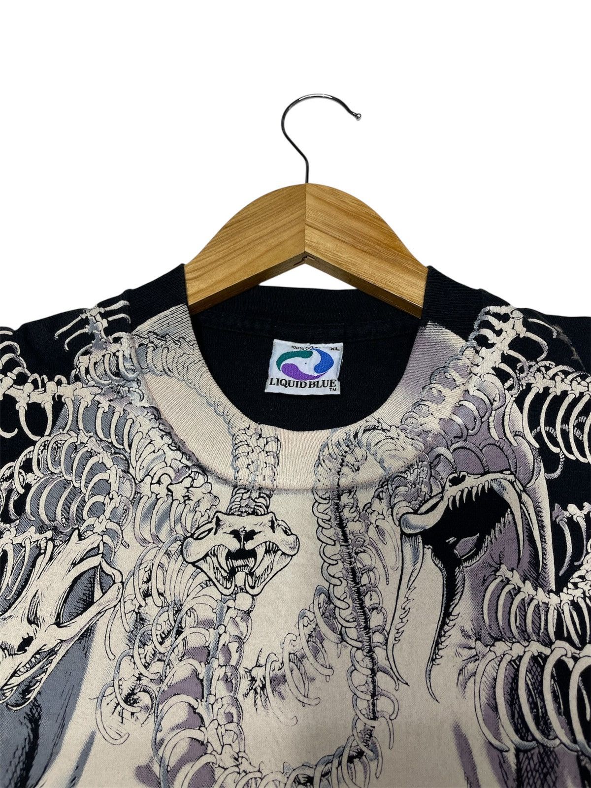 Band Tees × Liquid Blue × Vintage Vintage Liquid blue skull snake Over Print Size US XL / EU 56 / 4 - 5 Thumbnail