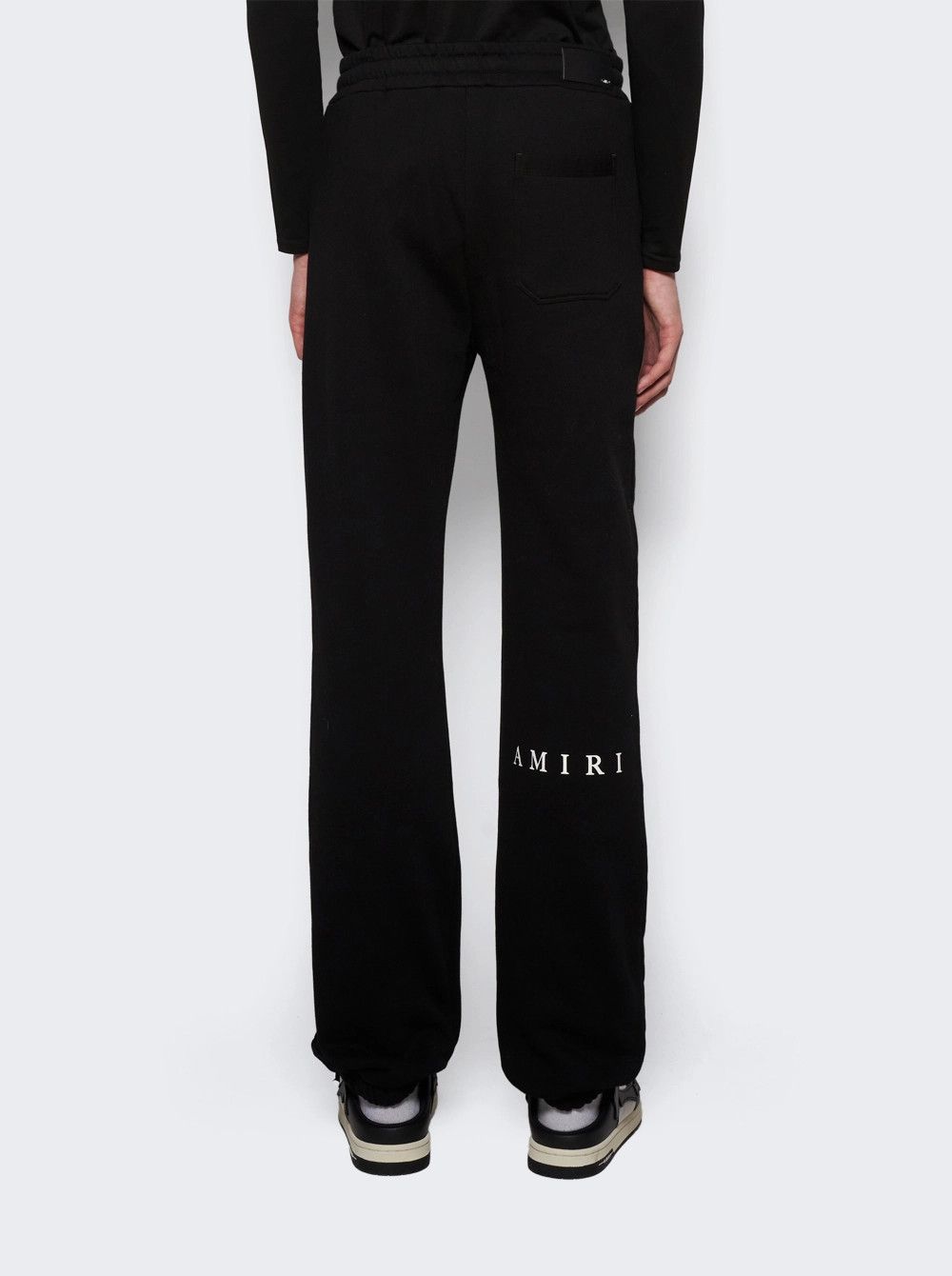 Amiri o1mle0326 Micro MA Bar Sweatpants & Joggers in Black Size US 34 / EU 50 - 5 Thumbnail