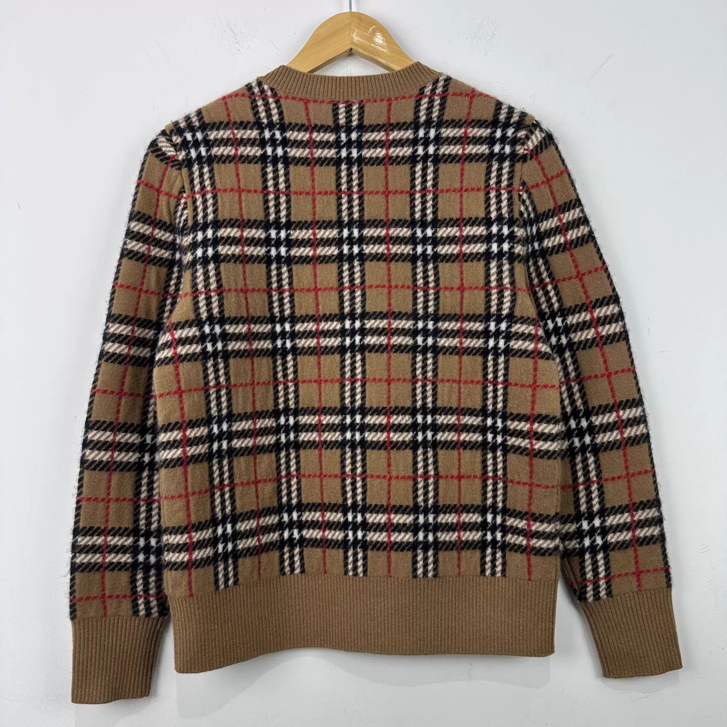 Burberry Burberry Classic Check Cashmere Sweater S New Unused Size S / US 4 / IT 40 - 2 Thumbnail