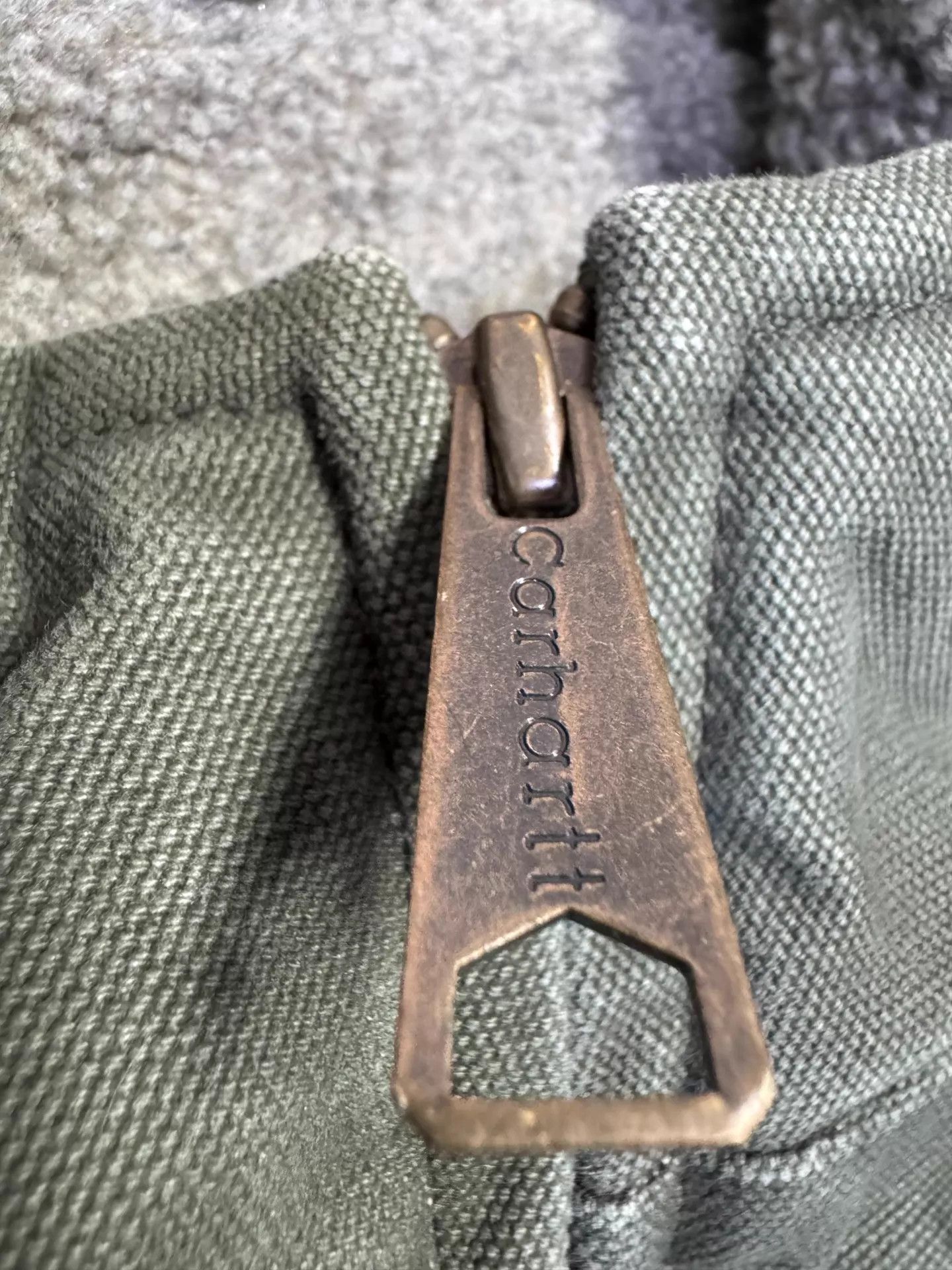 Carhartt Vintage Carhartt Mainline V33 Washed Army Green S Vest Size US S / EU 44-46 / 1 - 5 Thumbnail