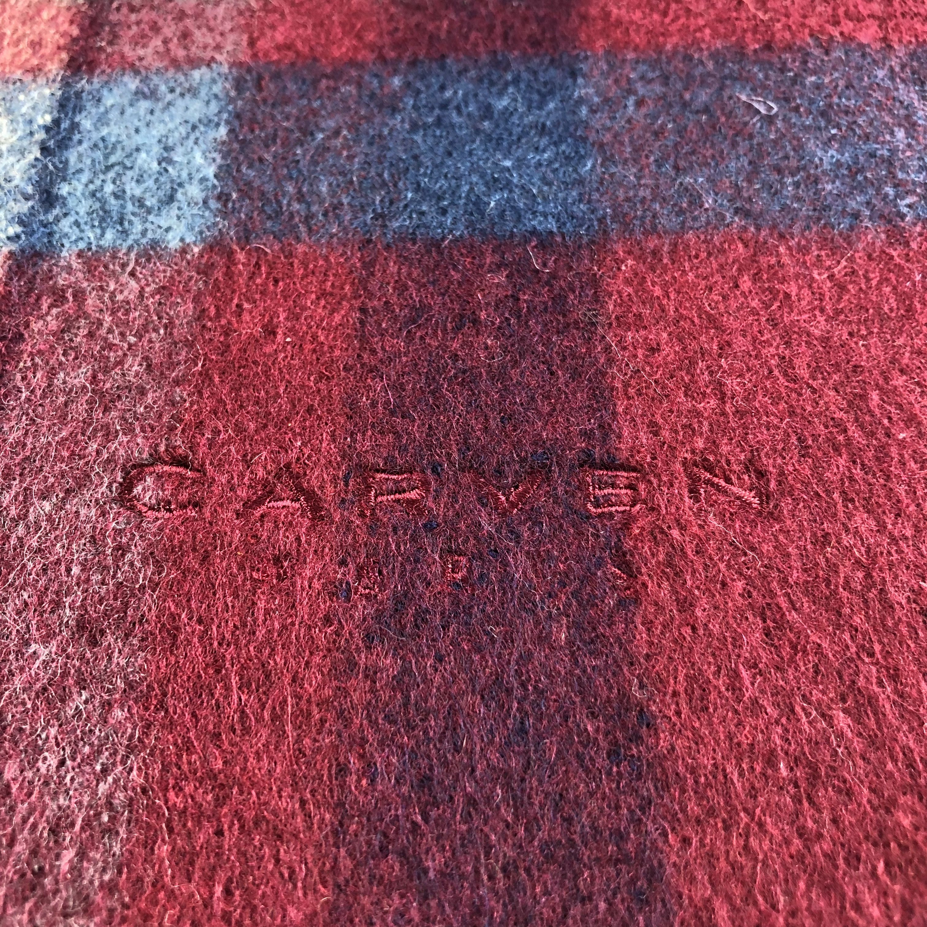Carven Carven Tartan Wool Scarf Muffler V974 Size ONE SIZE - 4 Thumbnail