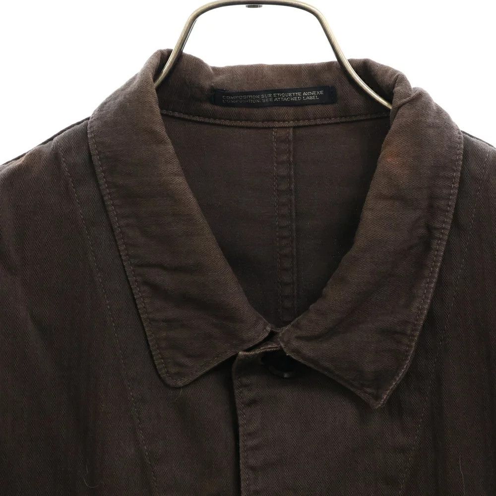 Yohji Yamamoto Yohji Yamamoto POUR HOMME 17AW Work Shirt Jacket Size US XL / EU 56 / 4 - 3 Thumbnail