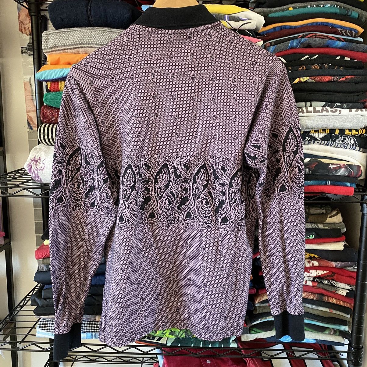 Supreme Supreme Paisley Long Sleeve Polo Shirt Purple 2016 Size US S / EU 44-46 / 1 - 4 Thumbnail