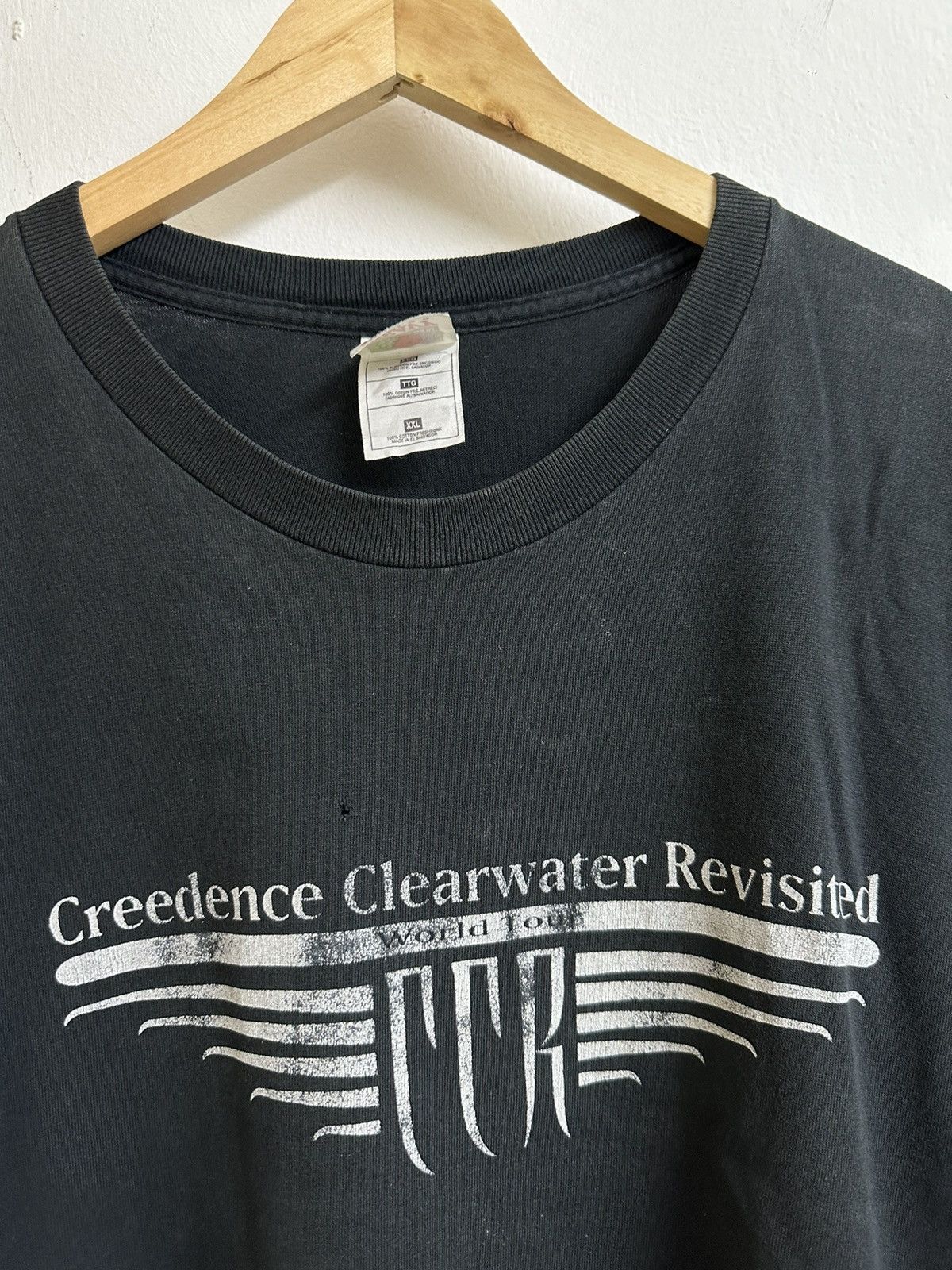 Band Tees Vintage 90's Creedence Clearwater Revival Distressed Tees Size US XXL / EU 58 / 5 - 3 Thumbnail