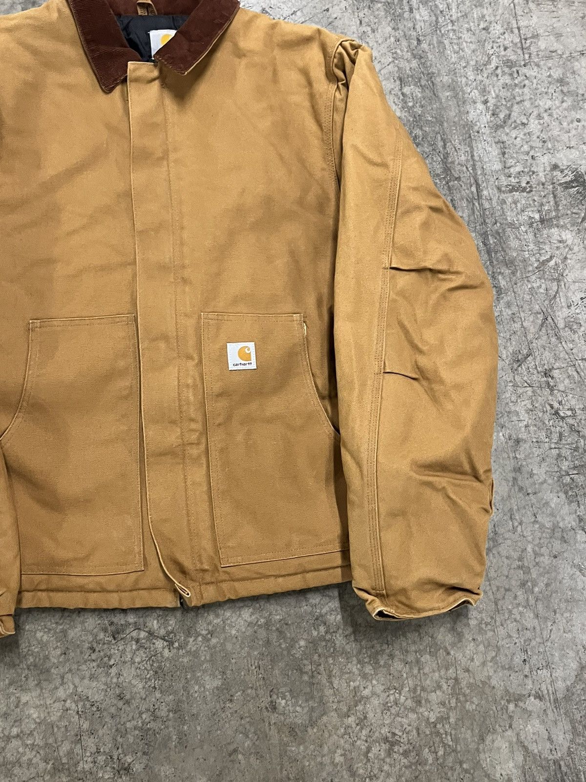 Carhartt × Vintage Carhartt vintage tan workwear jacket hype streetwear Size US XL / EU 56 / 4 - 3 Thumbnail