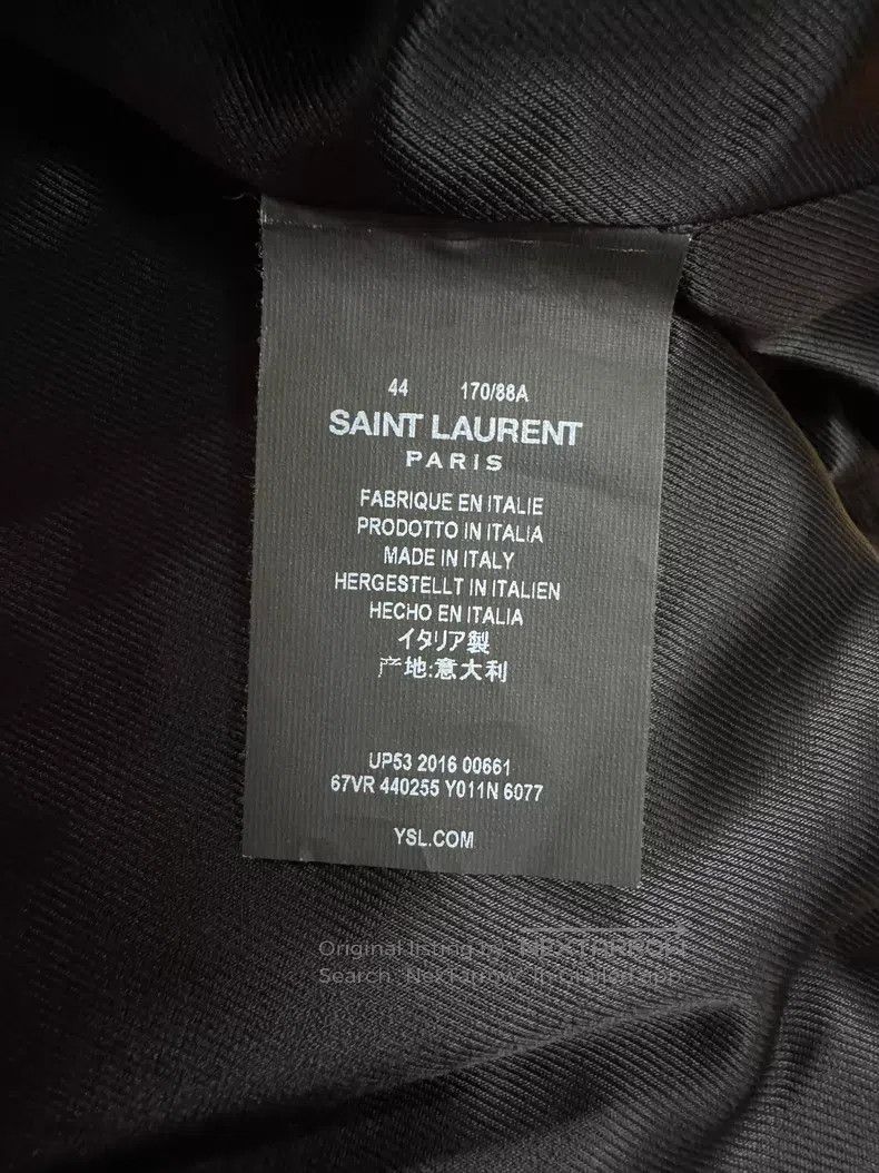 Saint Laurent Paris Saint Laurent Paris Red Velvet Mustache Jacket Court Jacke Size US S / EU 44-46 / 1 - 5 Thumbnail