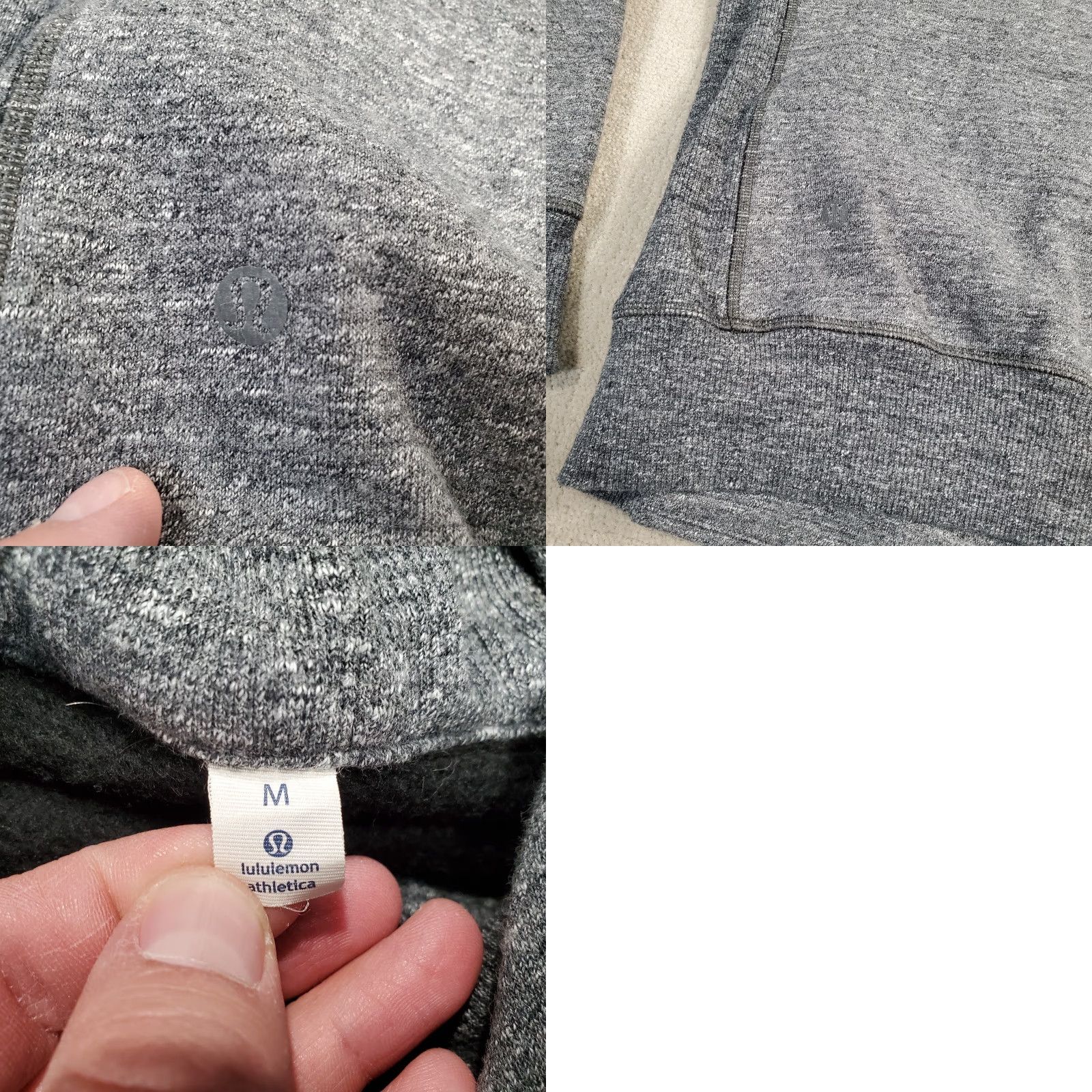 Lululemon Lululemon Best Coast Hoodie Mens Medium Heathered Gray Full Zip Sweatshirt Solid Size US M / EU 48-50 / 2 - 8 Thumbnail