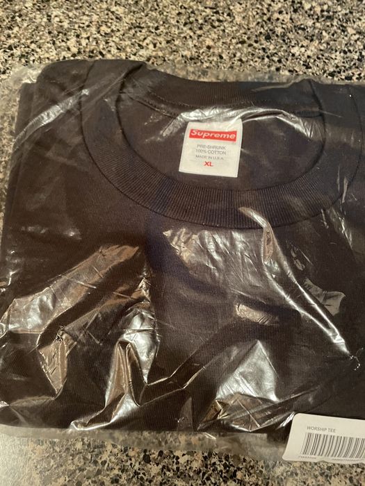 Supreme Supreme Worship Tee Black XL | Grailed