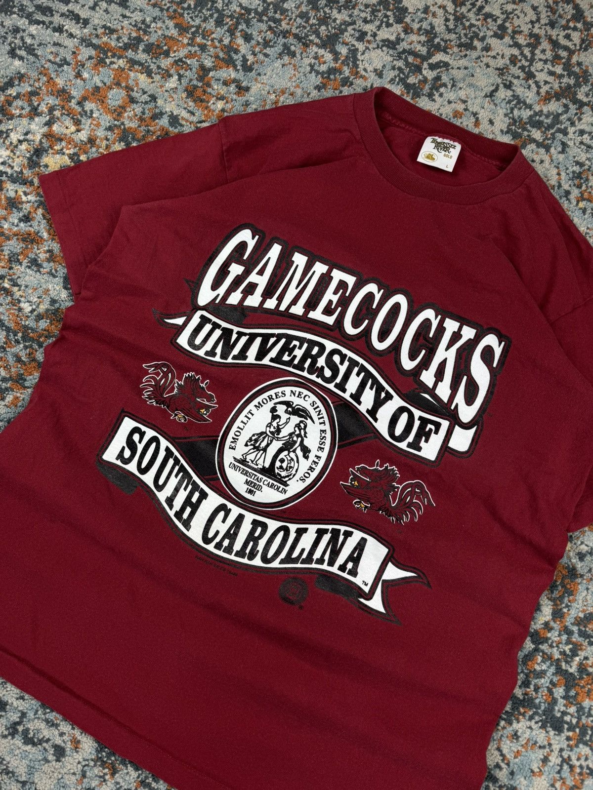 NCAA × Vintage Vintage 80s Gamecocks university of North Carolina ncaa tee Size US L / EU 52-54 / 3 - 3 Thumbnail