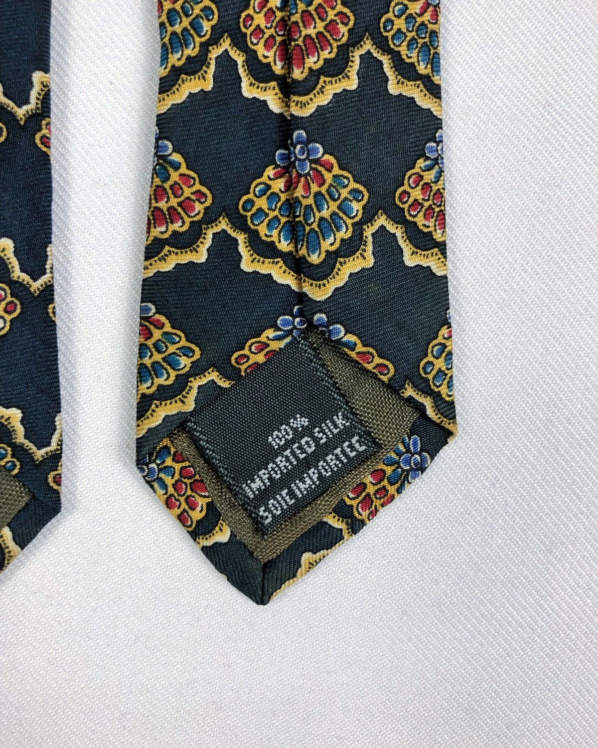 Christian Dior Monsieur Rare Vintage Christian Dior Cravate Silk Tie Made in Canada Size ONE SIZE - 6 Thumbnail