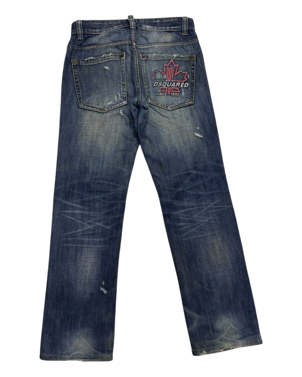 Dsquared2 🔥DSQUARED2 TRIBAL CROWN DISTRESSED DENIM JEANS Size US 30 / EU 46 - 5 Thumbnail