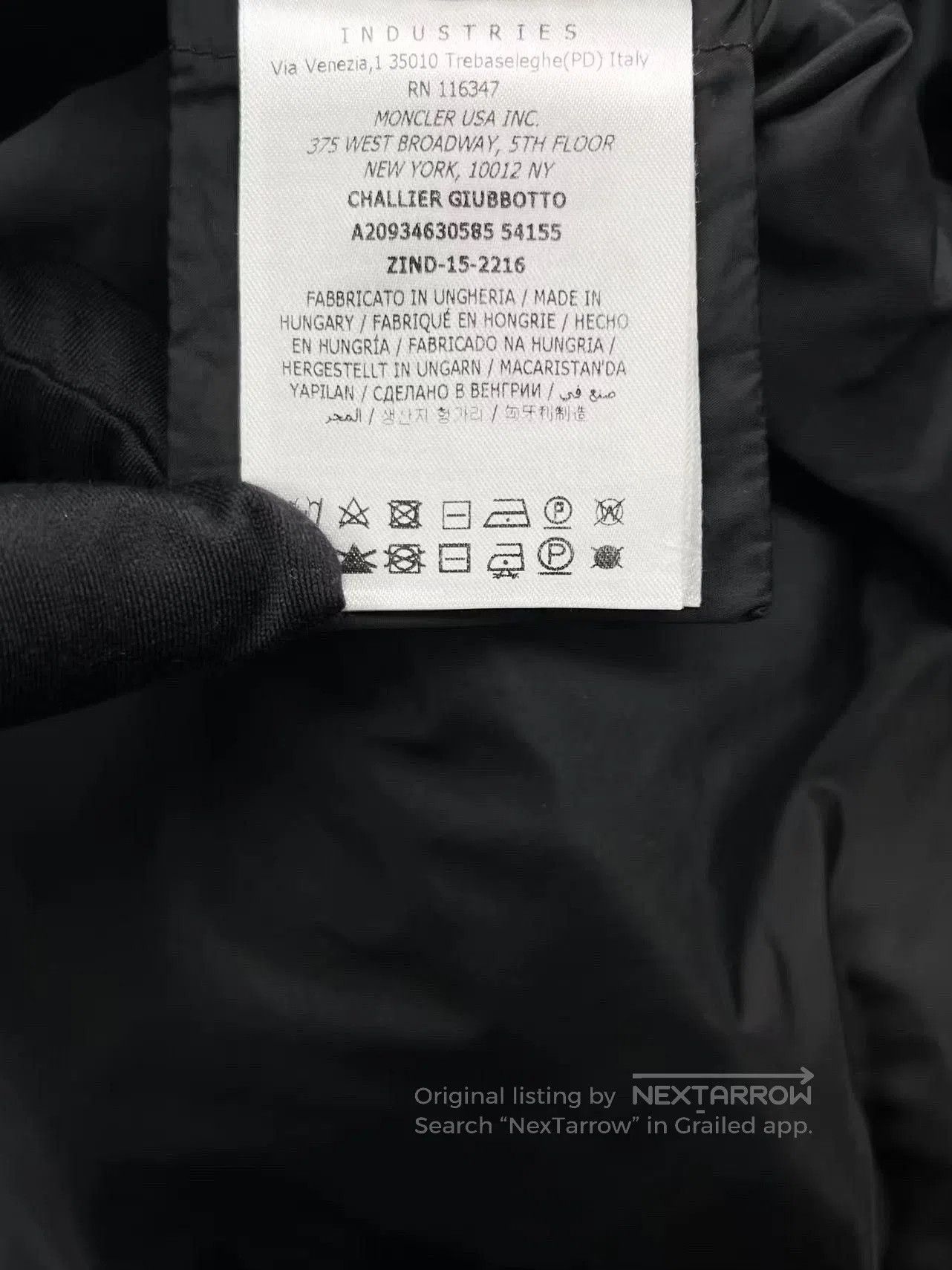 Moncler moncler black gray color. Size US M / EU 48-50 / 2 - 5 Thumbnail