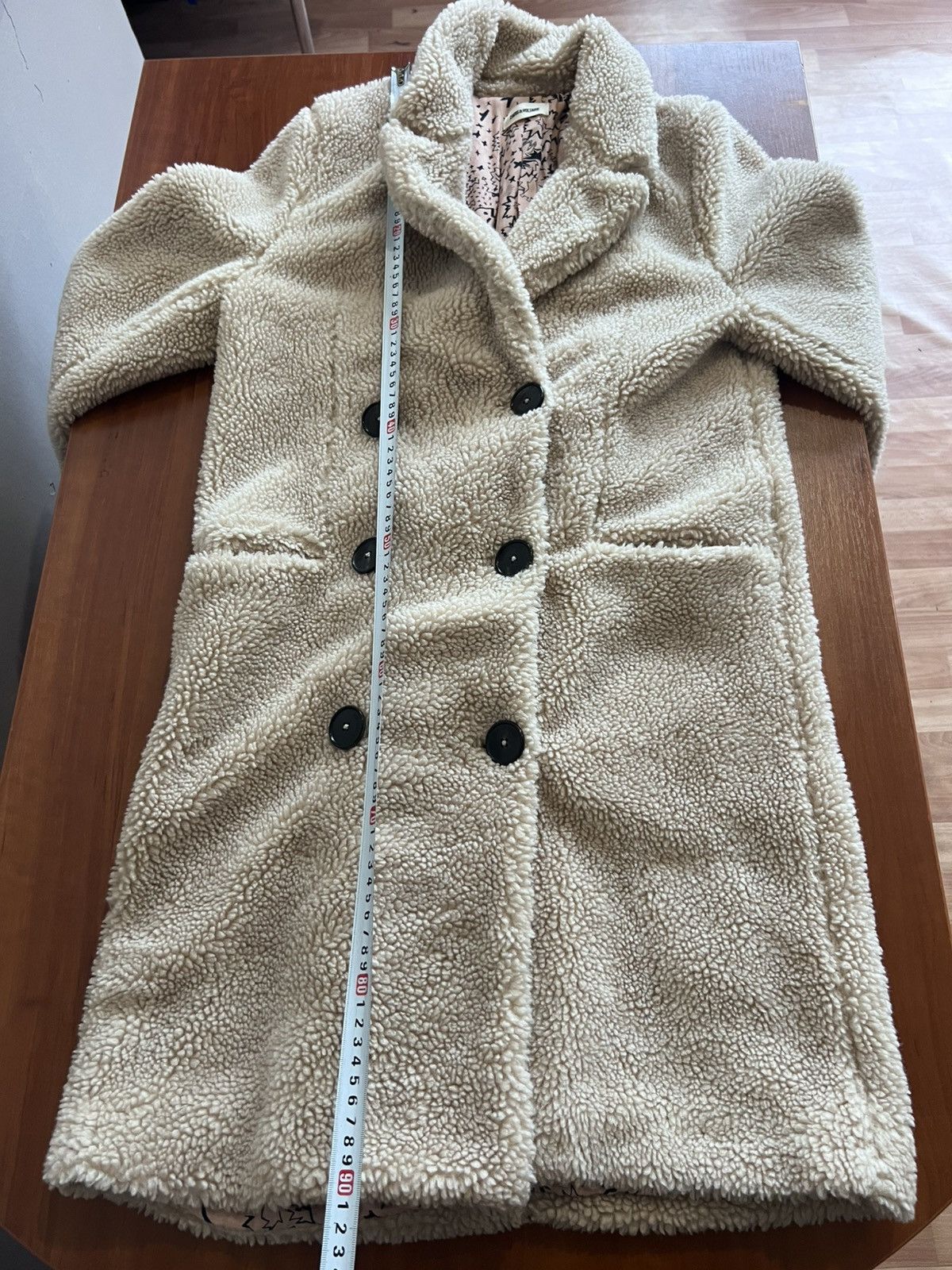 Zadig & Voltaire ZADIG & VOLTAIRE Selena Gomez Teddy Mint Coat Cream Size XS Size XS / US 0-2 / IT 36-38 - 13 Thumbnail