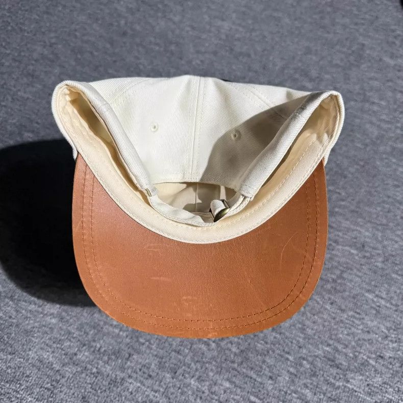 The Real McCoy's The Real McCoy Leather and embossed canvas duckbill basebal Size ONE SIZE - 4 Thumbnail