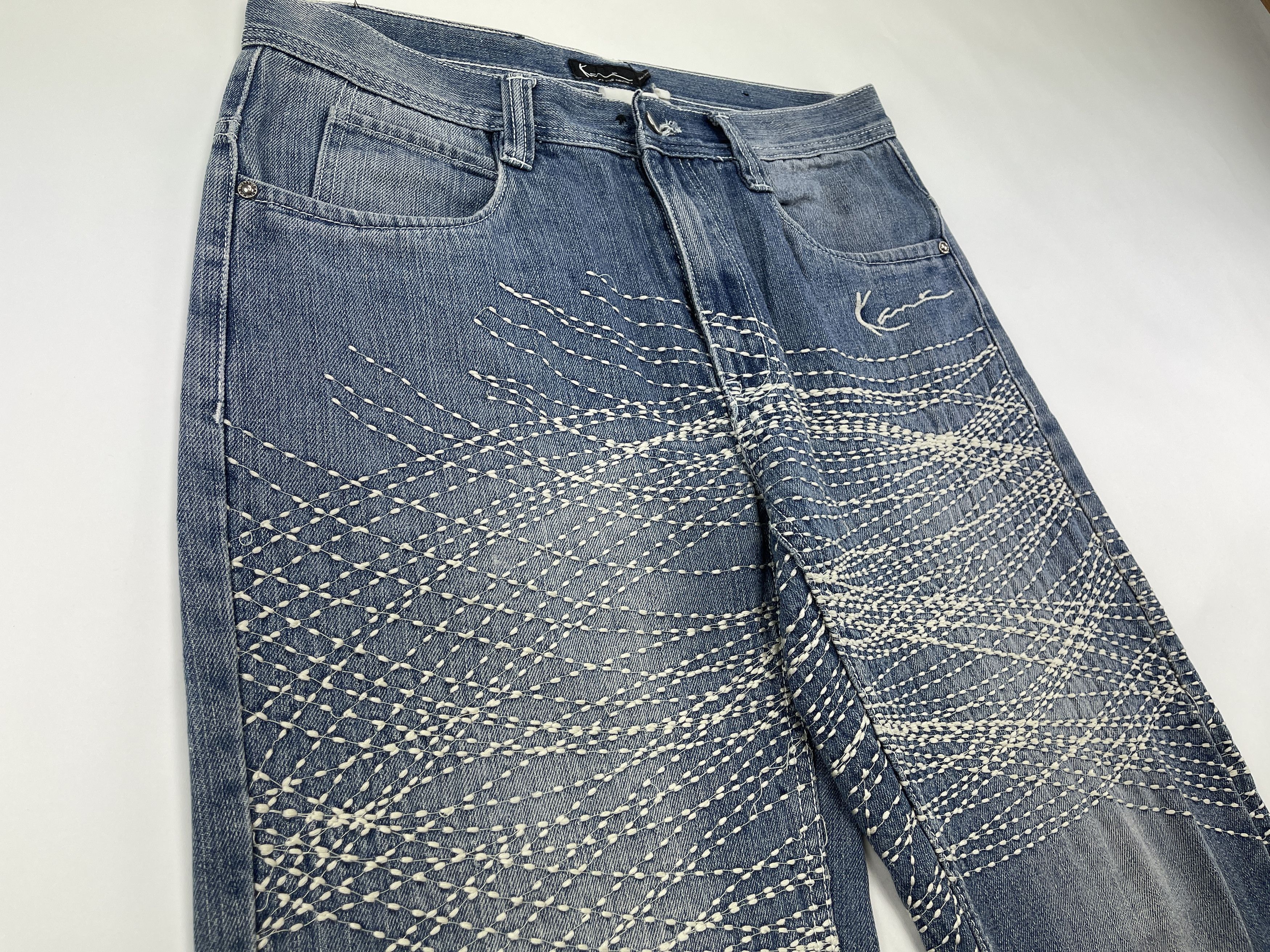 Karl Kani KARL KANI jeans, baggy, vintage Kani jeans, 90s hip hop W 34 Size US 34 / EU 50 - 10 Thumbnail