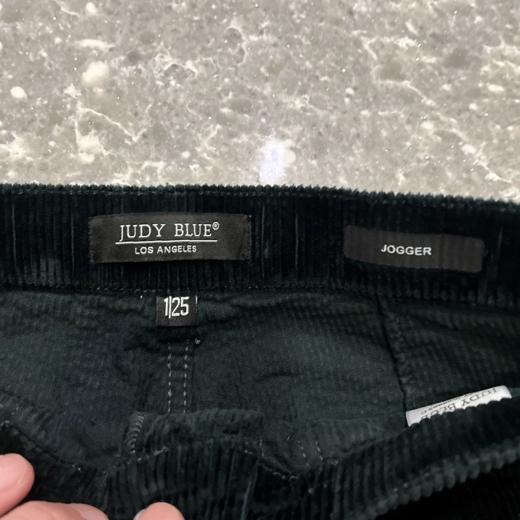 Vintage Judy Blue Jogger Pants 28x32 Dark Green Corduroy Straight Stretch Cotton Spandex Woman Casual Vintage: No Size 25" / US 0 / IT 36 - 2 Thumbnail