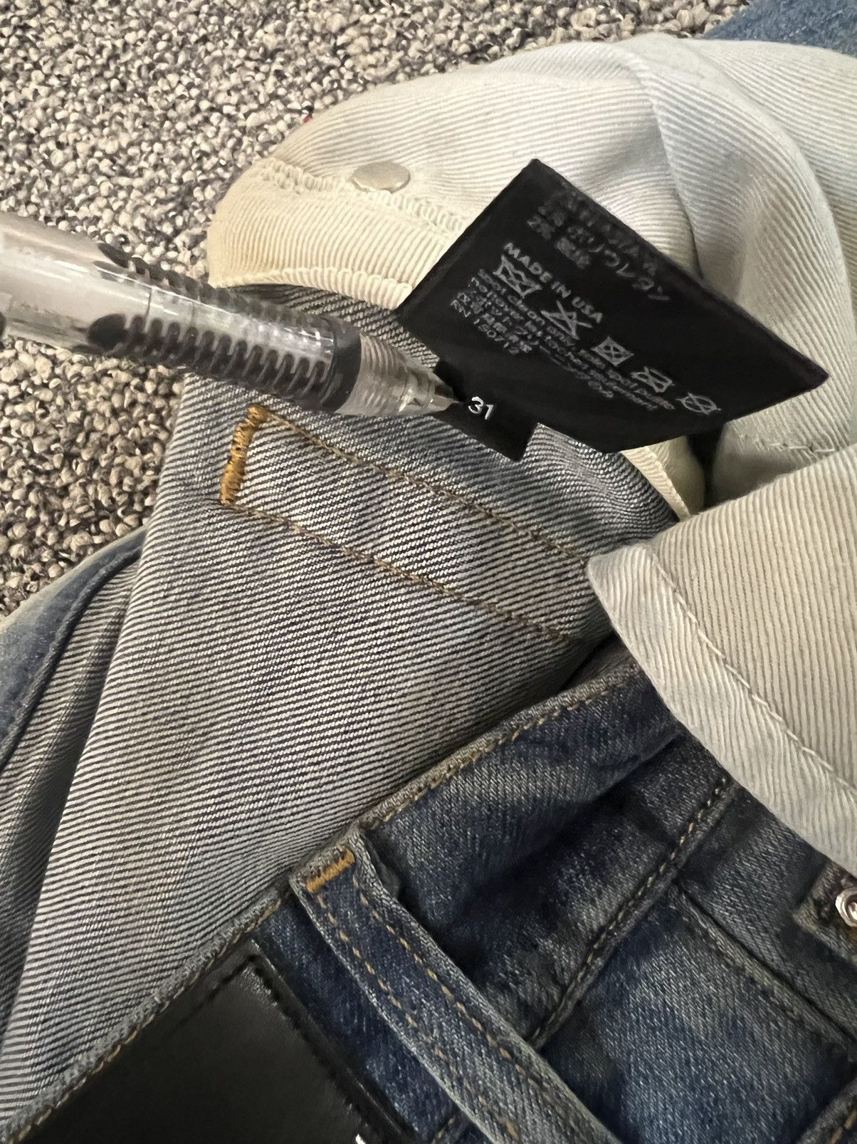 Amiri Amiri MX1 Tie Dye Denim Size US 31 - 6 Thumbnail