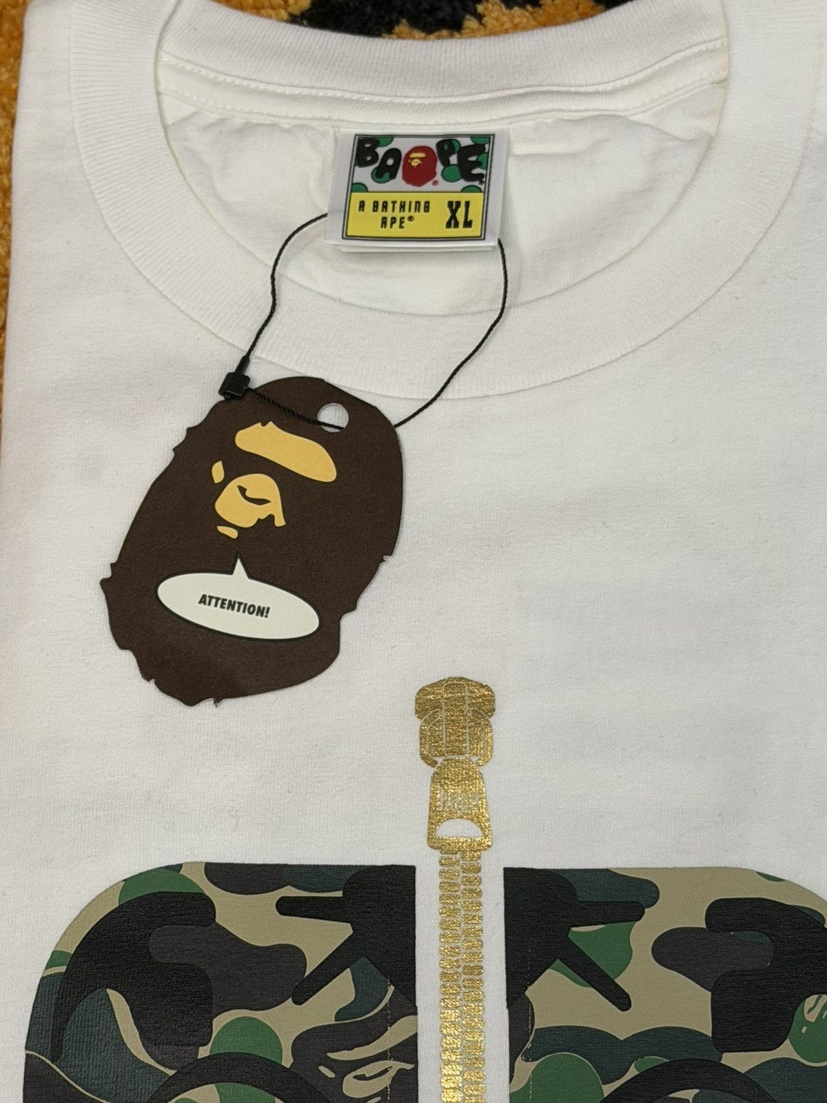Bape Bape Tiger Face green camo Tee. Brand New Size XL Size US XL / EU 56 / 4 - 2 Thumbnail