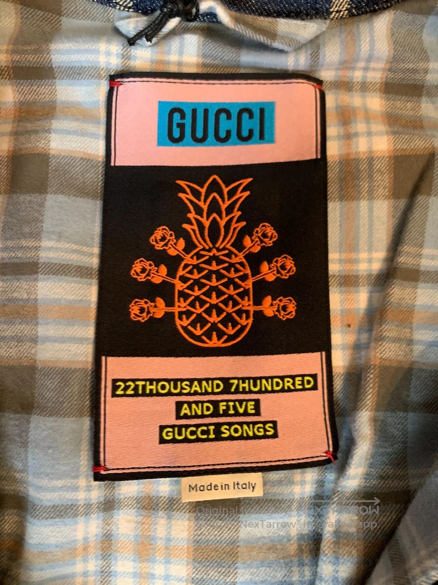 Gucci Guicci Printed Denim Jacket| Size US S / EU 44-46 / 1 - 3 Thumbnail